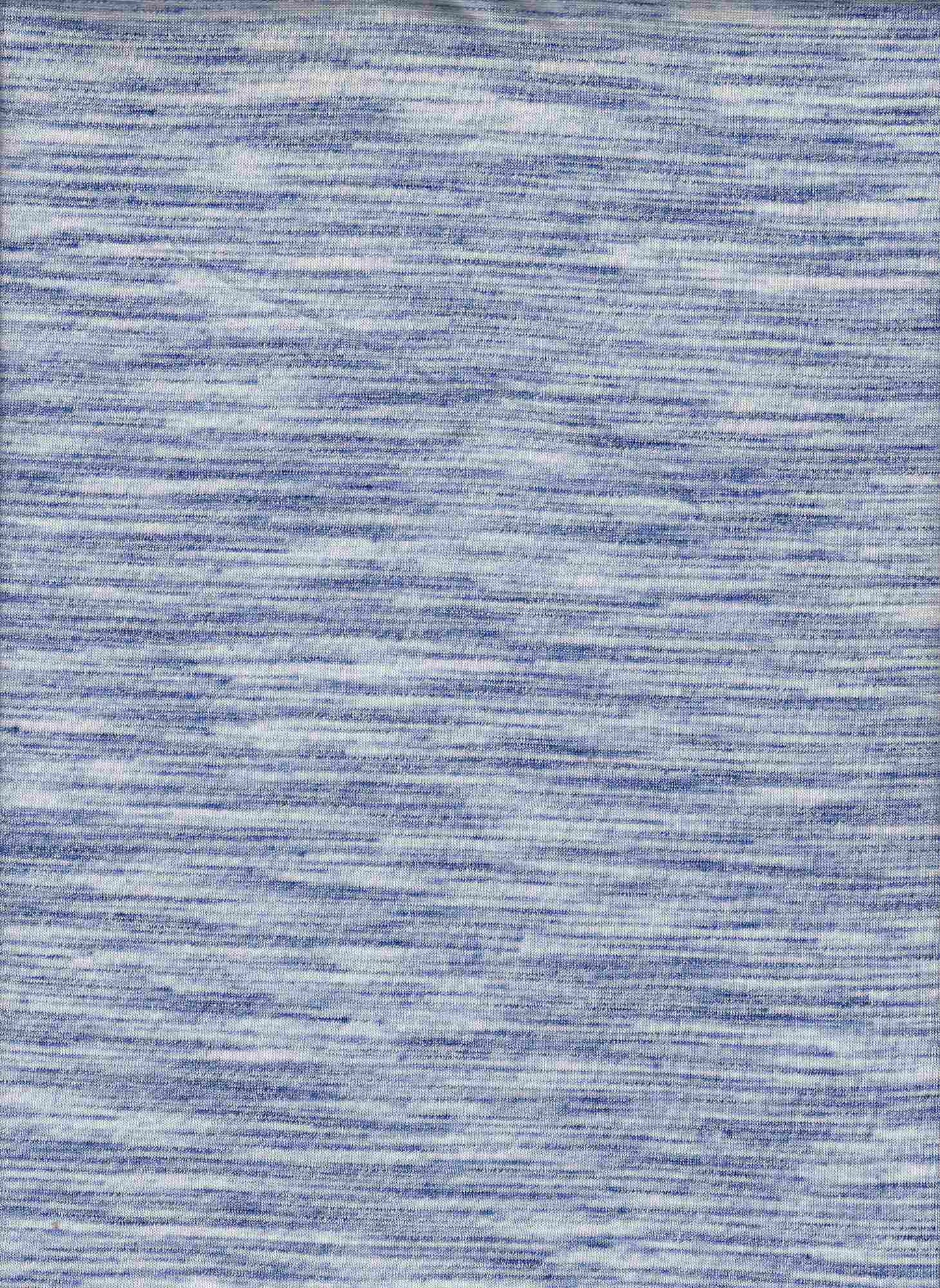 15131 ROYAL BLUE JERSEY KNITS SLUB/NEPS SPACE DYE