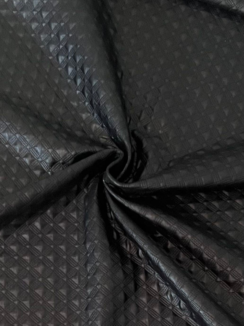 17053 BLACK BLACK EMBELLISHMENT/EMBOSSED KNITS LEATHER SOLIDS