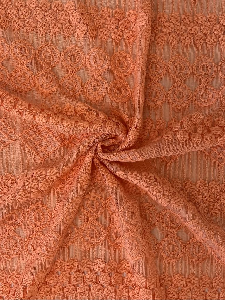 15108 PEACH ARCH NON STRETCH LACE ORANGE