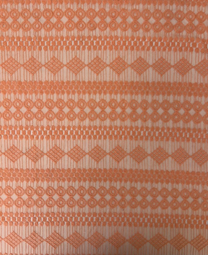 15108 PEACH ARCH NON STRETCH LACE ORANGE
