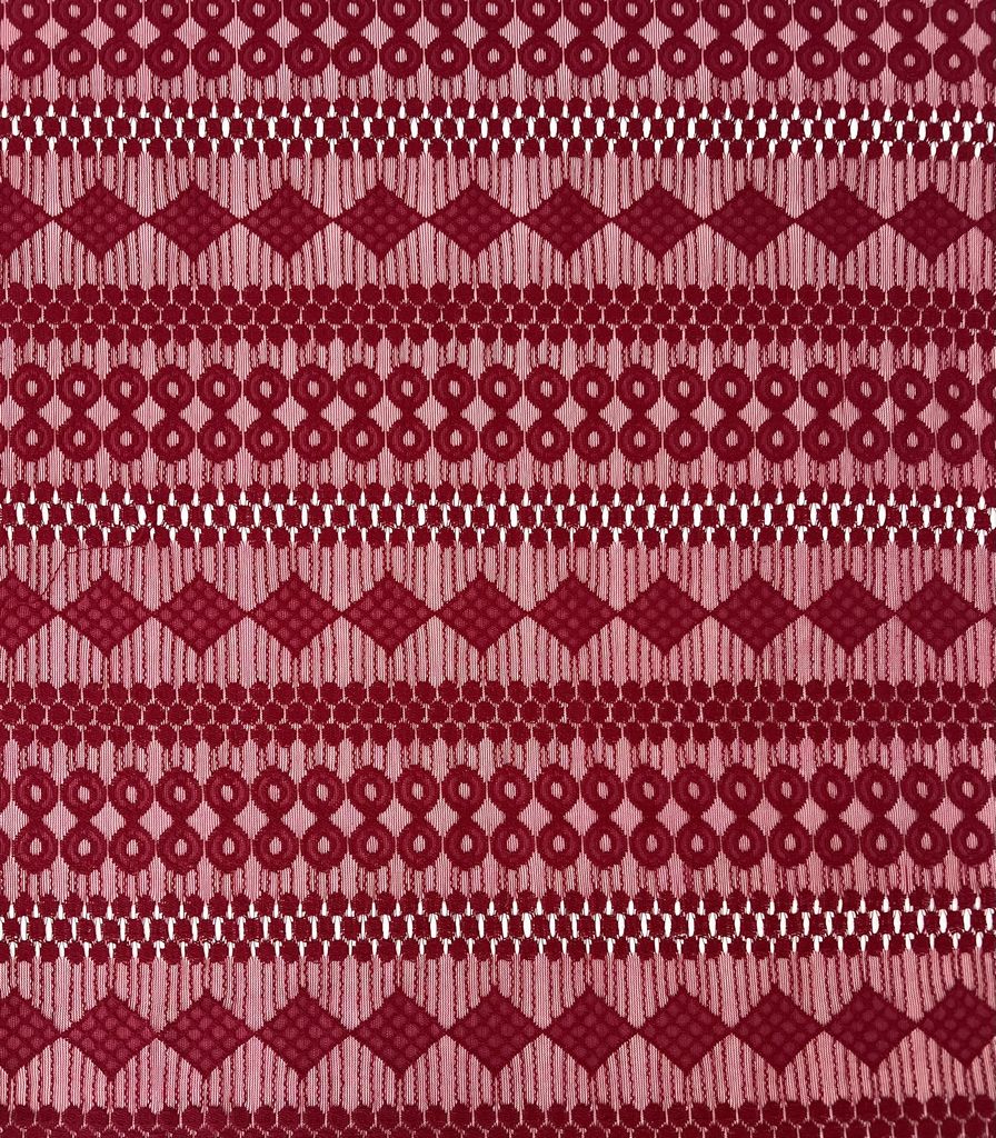 15108 RED CHILLIS NON STRETCH LACE RED