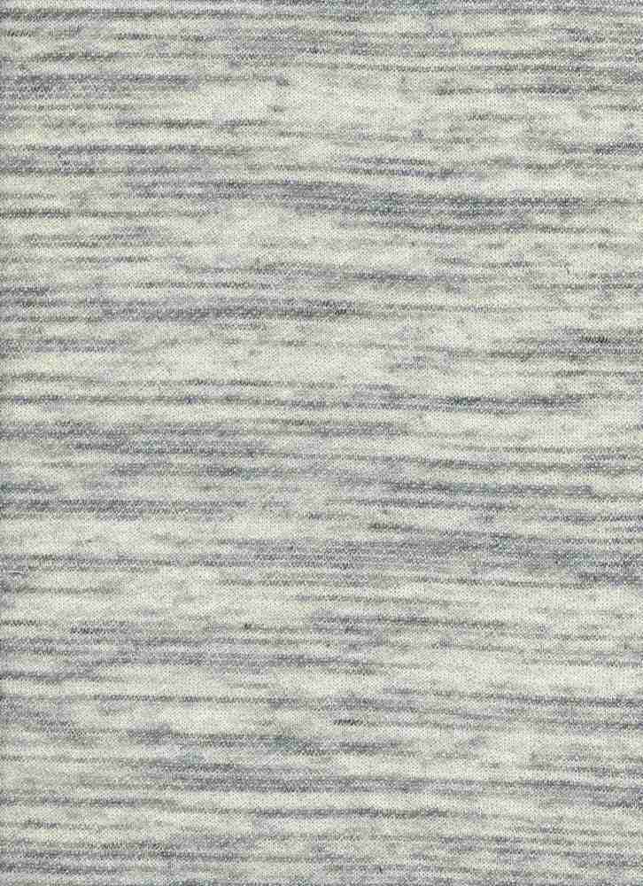 13991 BLACK WHITE FRENCH TERRY KNITS STRIPES