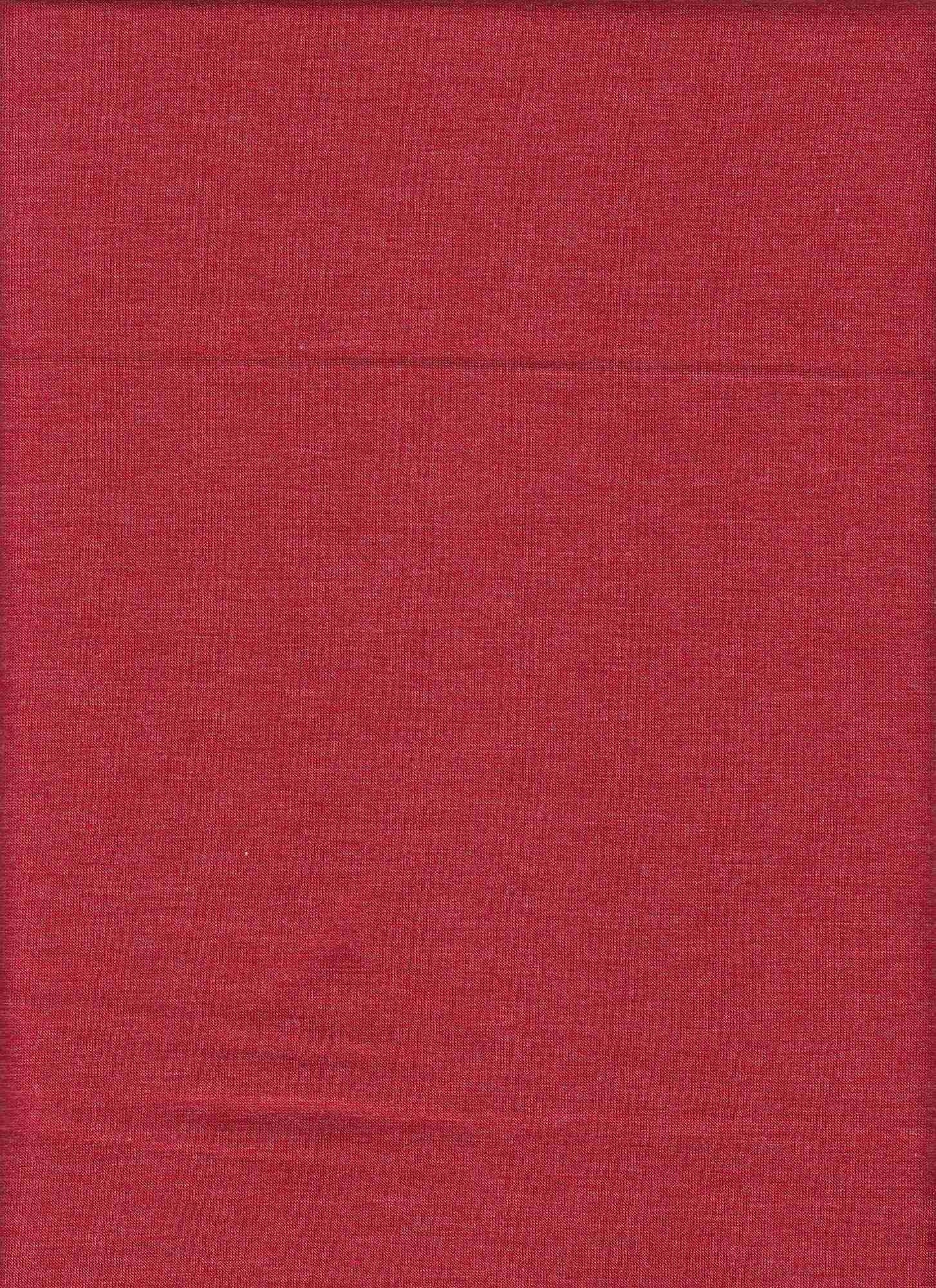 RSJ MELANGE MELANGE RED KNITS RAYON SPANDEX RED SLUB/NEPS SPACE DYE