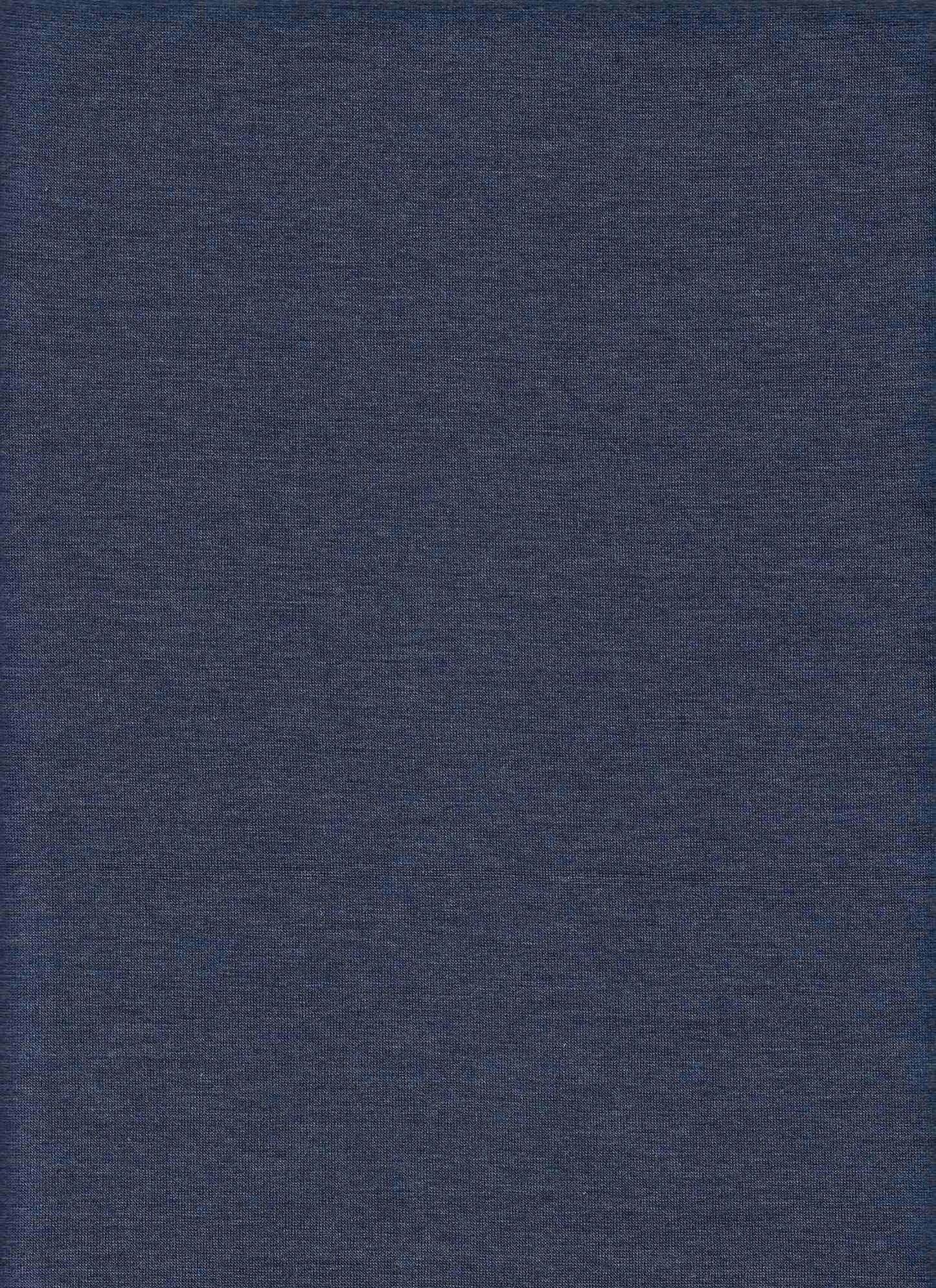 RSJ MELANGE MELANGE DENIM BLUE KNITS RAYON SPANDEX SLUB/NEPS SPACE DYE
