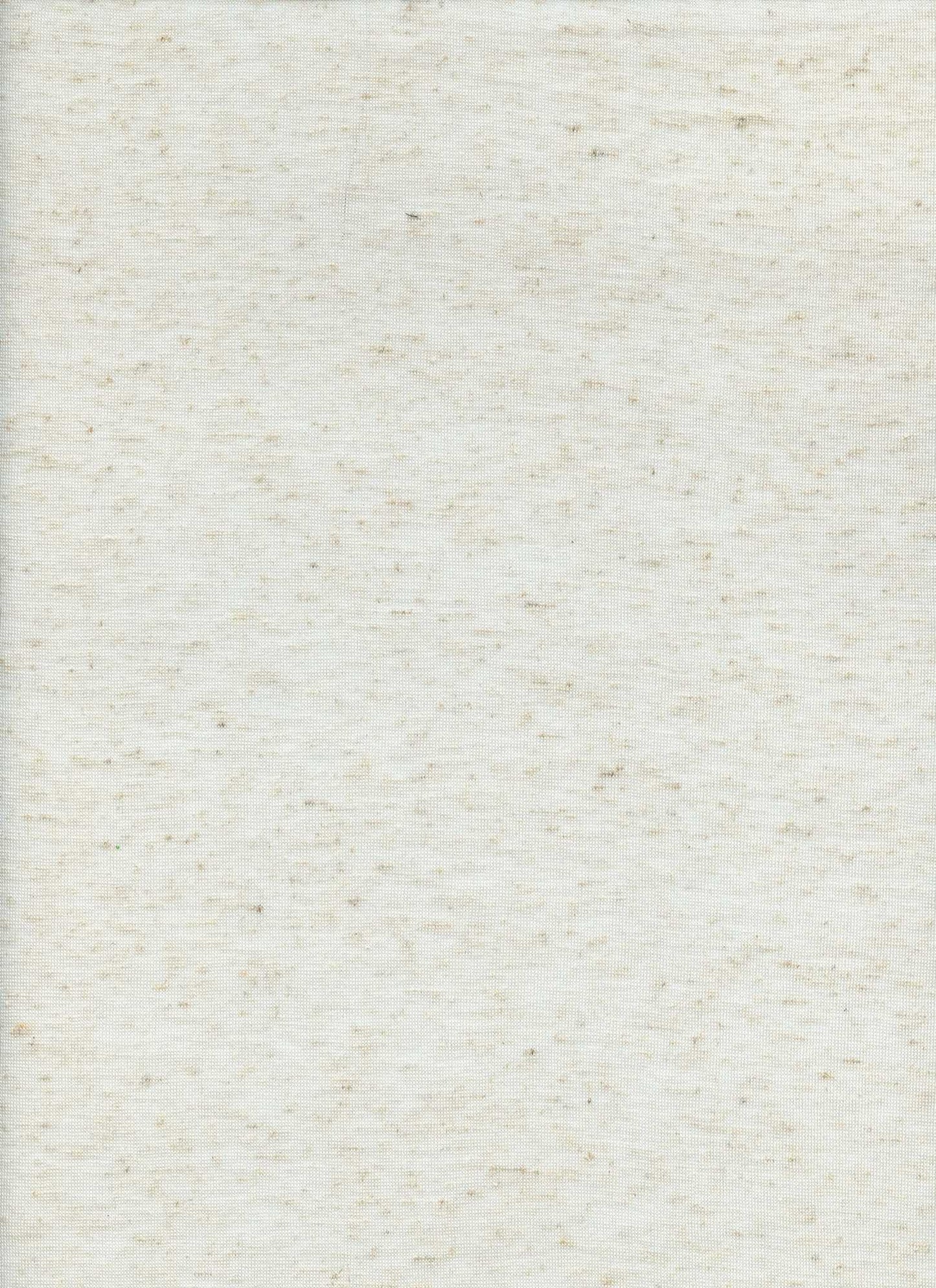 PJSY MELANGE LINEN OATMEAL JERSEY KNITS LINEN OFFWHITE/IVORY SLUB/NEPS