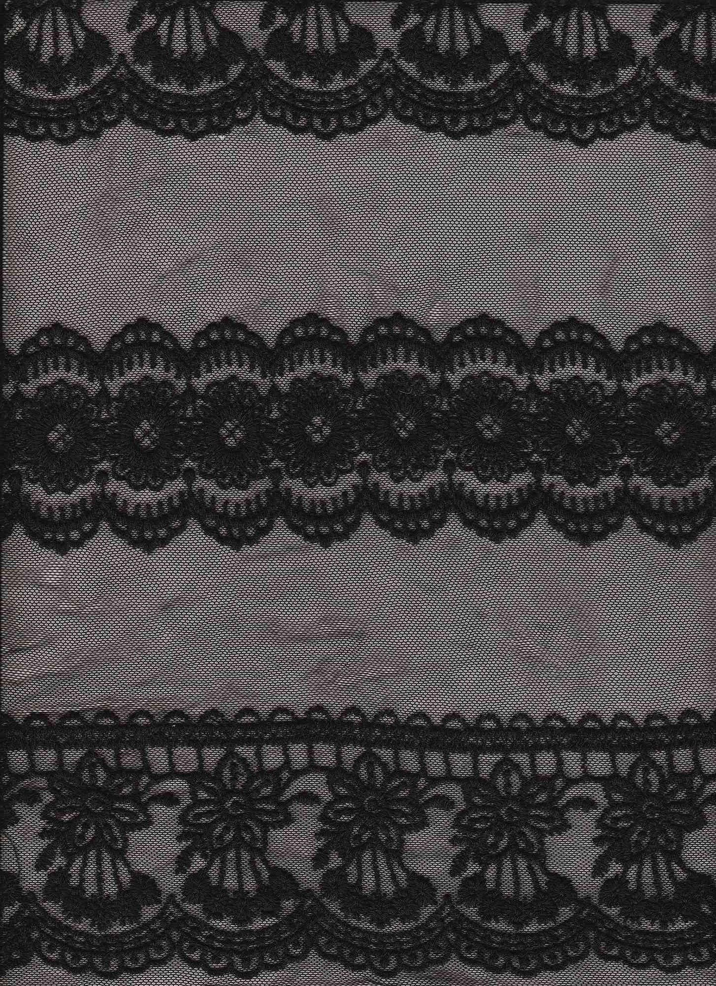 14107 BLACK EMBROIDERY