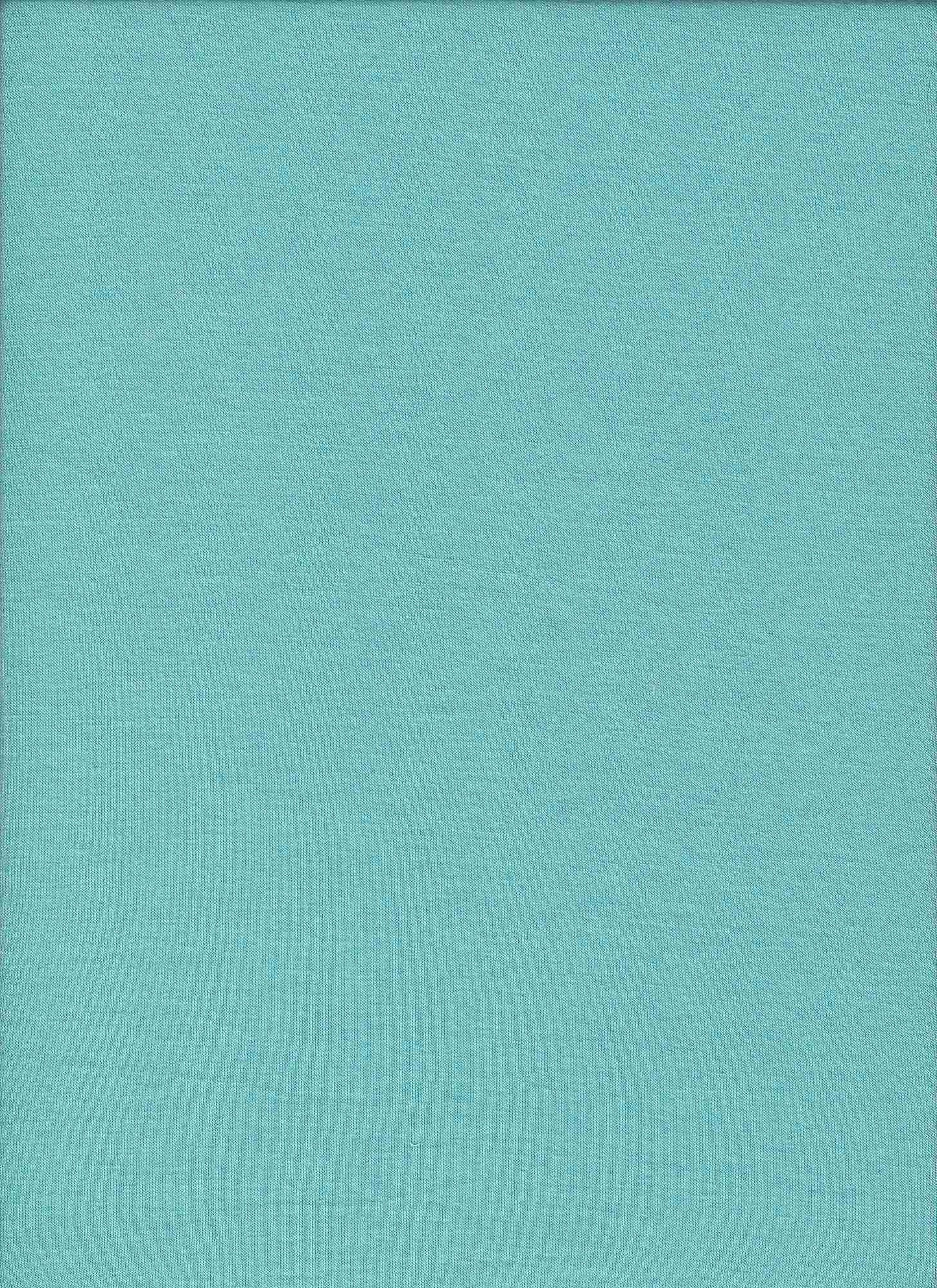 17086 MINTY FRESH BLUE FRENCH TERRY KNITS RAYON SPANDEX SOLIDS