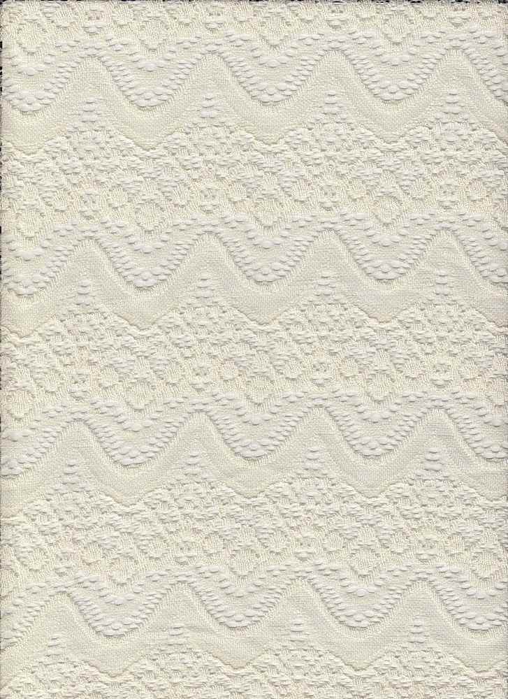 14120 IVORY OFFWHITE/IVORY STRETCH LACE