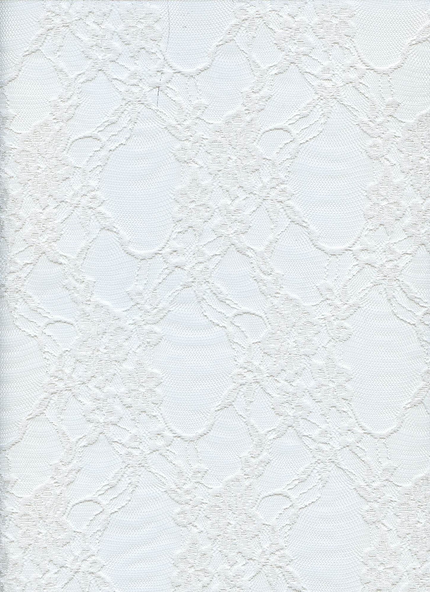 19608 WHITE STRETCH LACE WHITE