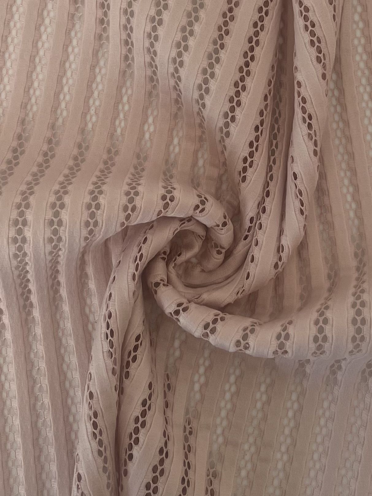 17064 BLUSH NON STRETCH LACE PINK
