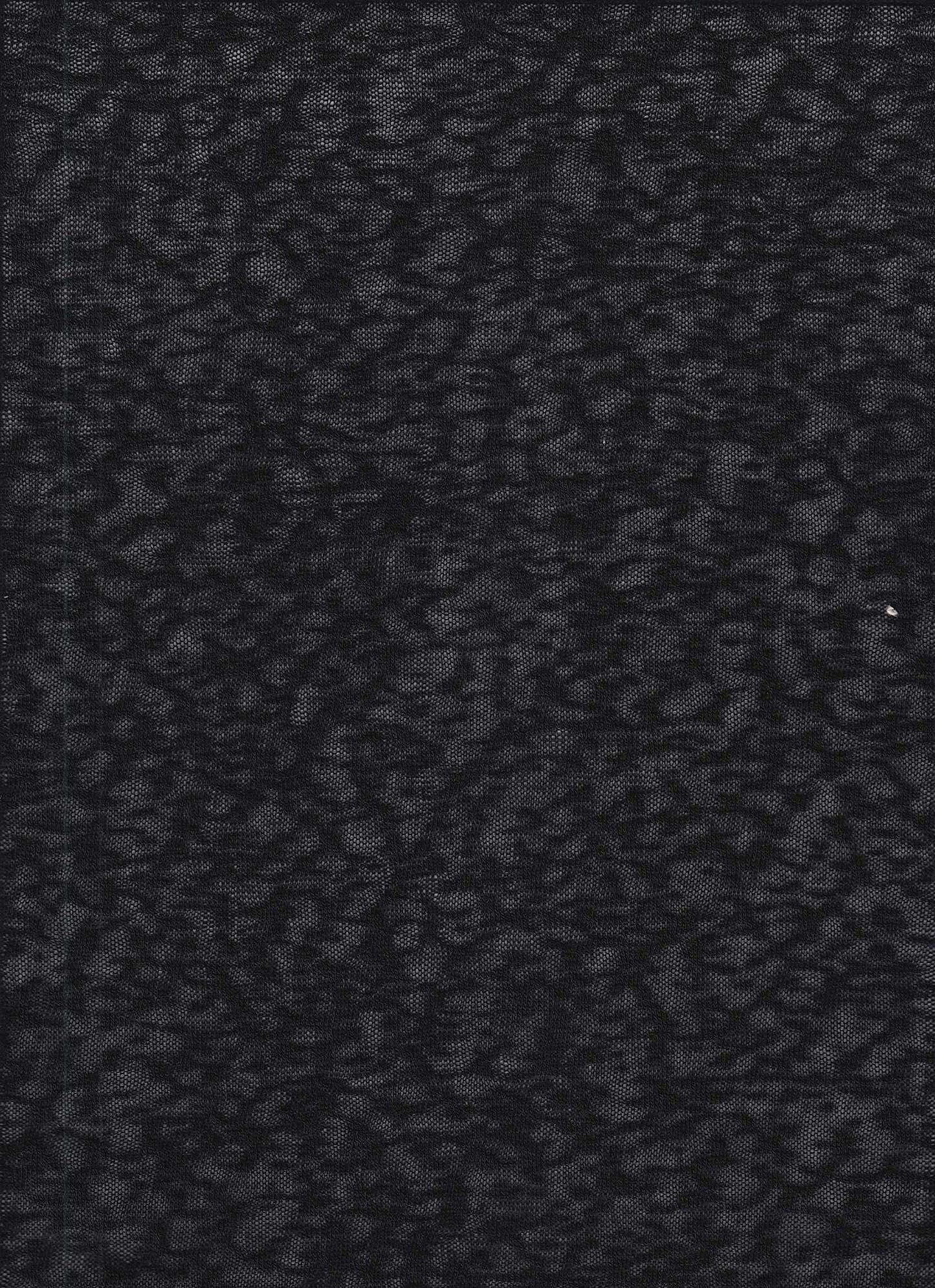 18332 BLACK BLACK JACQUARD/NOVELTY KNITS RAYON SPANDEX SLUB/NEPS