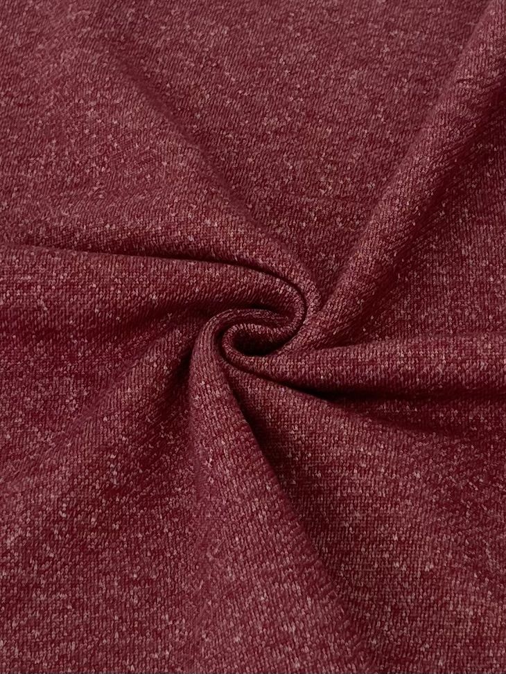 15164 BRUSH CAYENNE COZY/BRUSH FRENCH TERRY KNITS RED SOLIDS