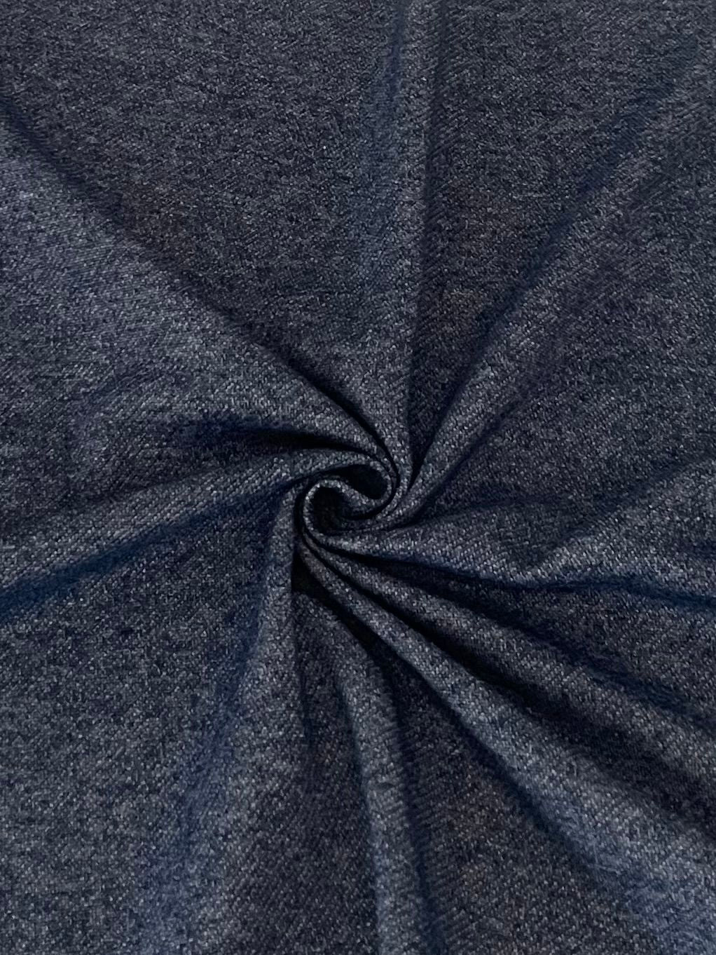 15164 BRUSH NAVY BLUE COZY/BRUSH FRENCH TERRY KNITS SOLIDS