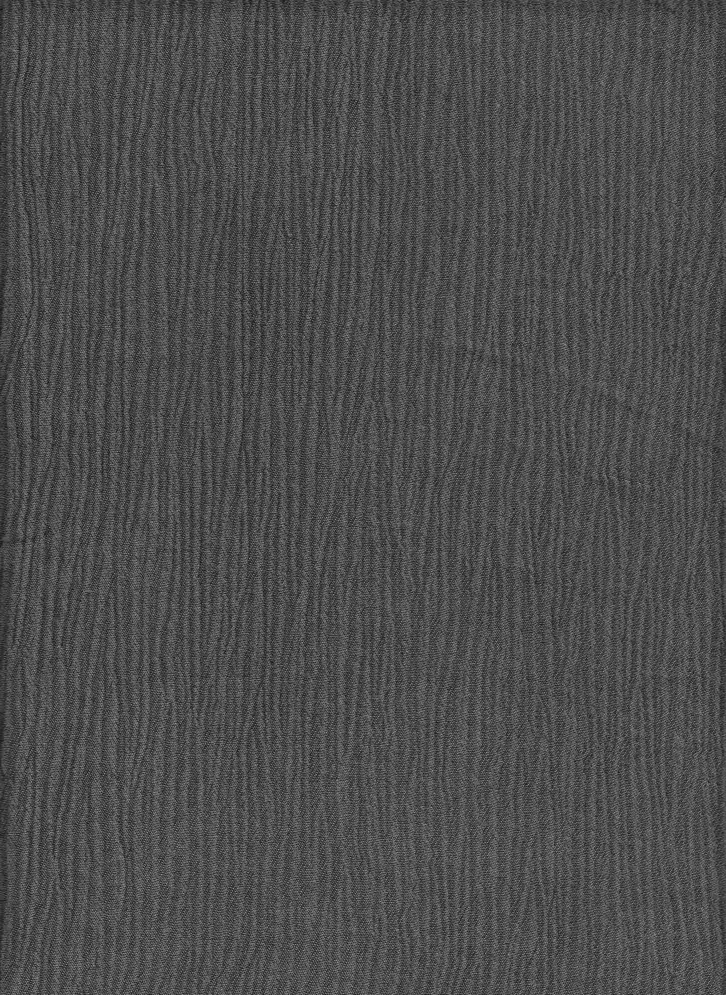 18354 CHARCOAL CREPE CRINKLE GREY SOLIDS TEXTURED WOVEN
