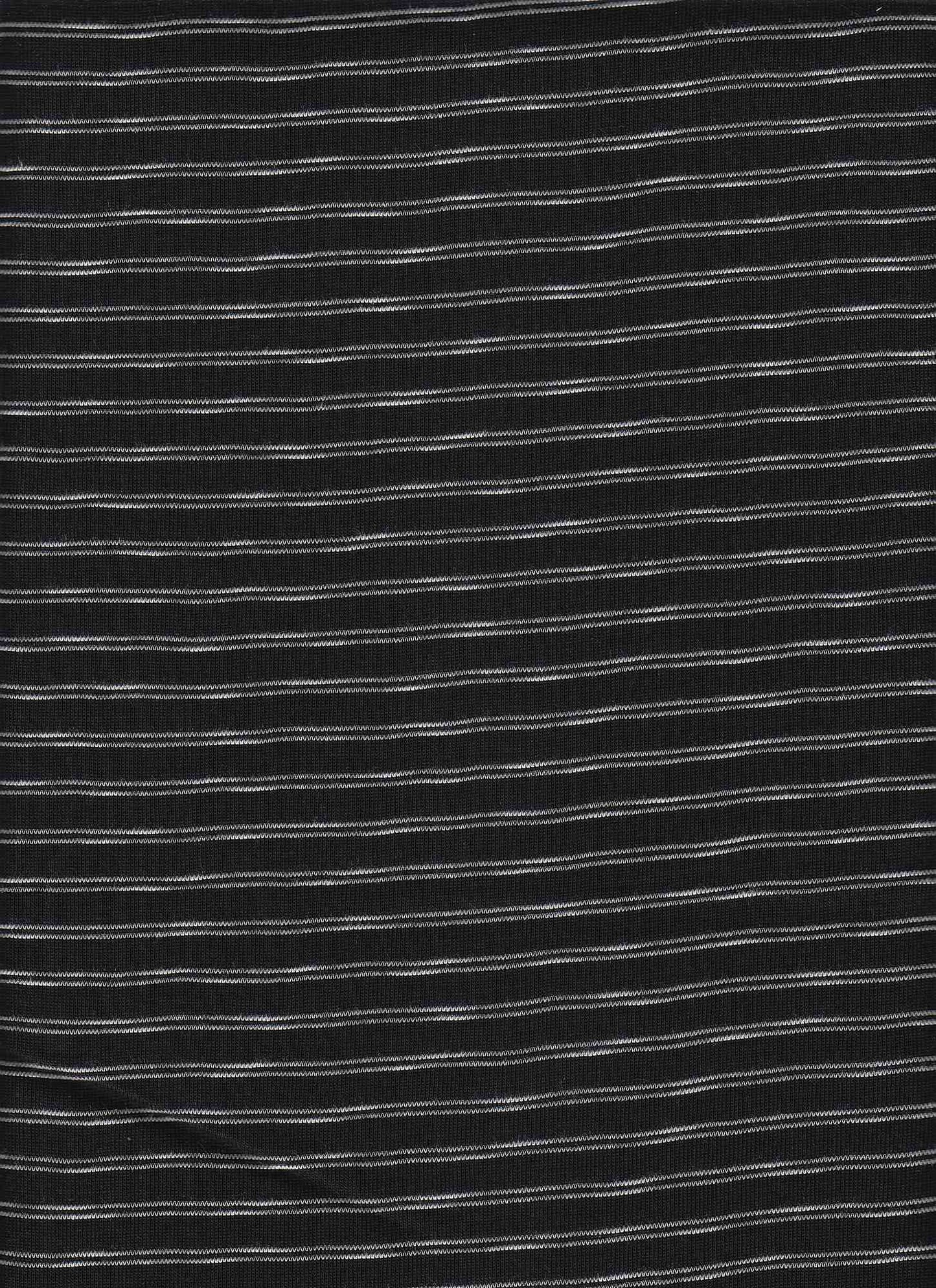 DR0018 BLACK/NATURAL BLACK KNITS STRIPES