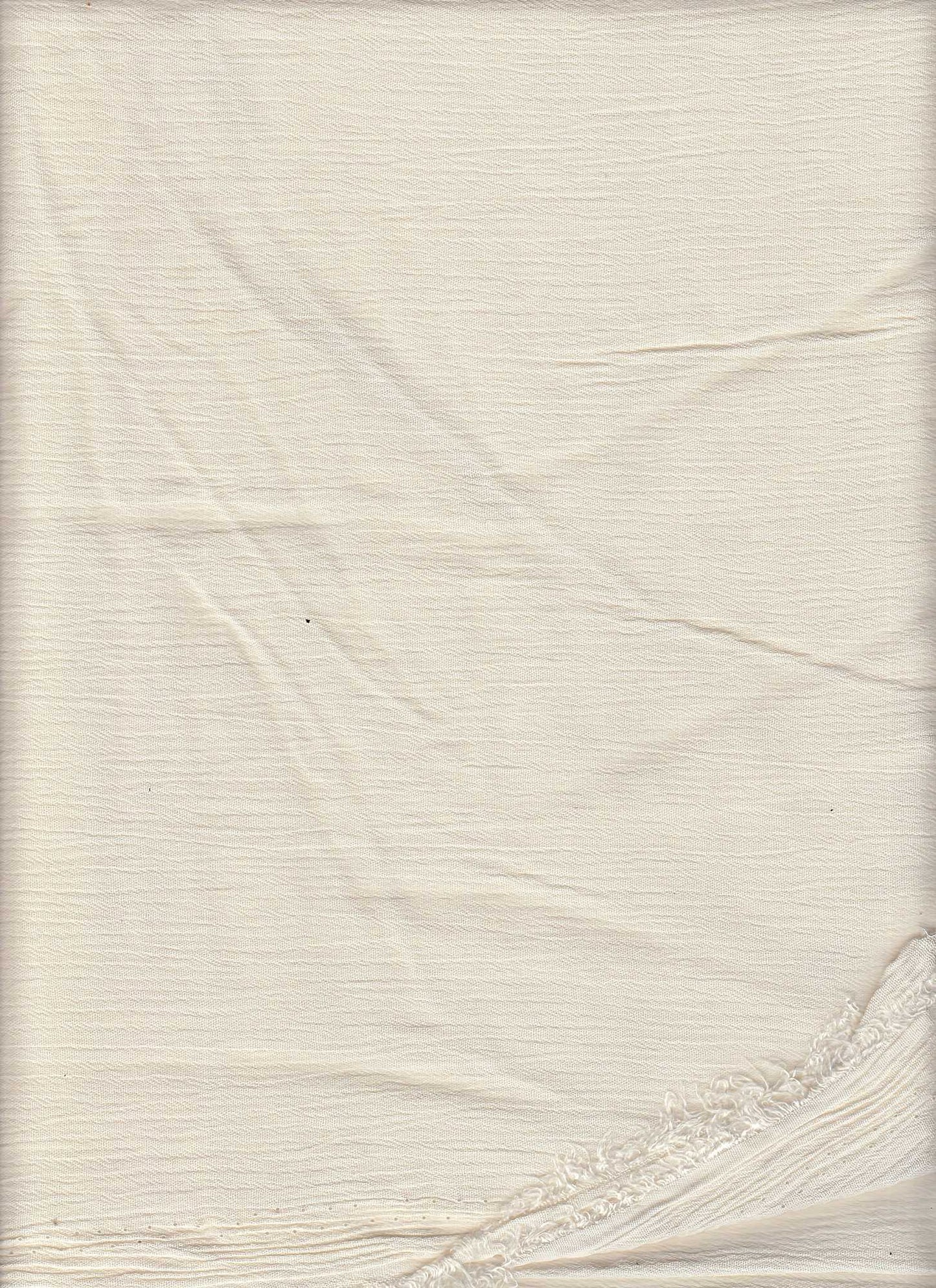 18362 ANTIQUE WHITE CUPRO KNITS RAYON SPANDEX RIBS SOLIDS