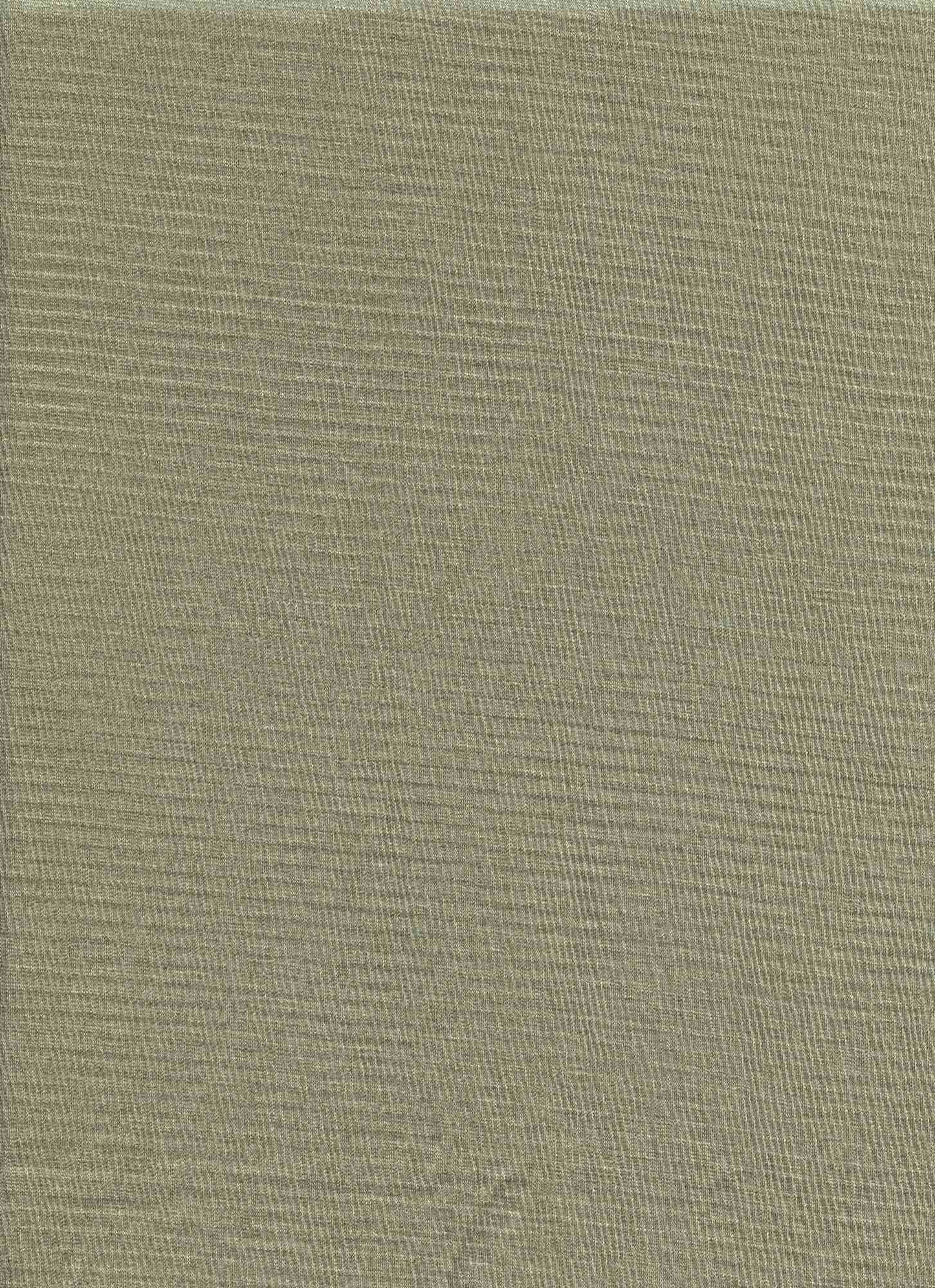 12121 FERN CRINKLE CRUSH PLEATED GREEN KNITS RAYON SPANDEX RIBS SOLIDS