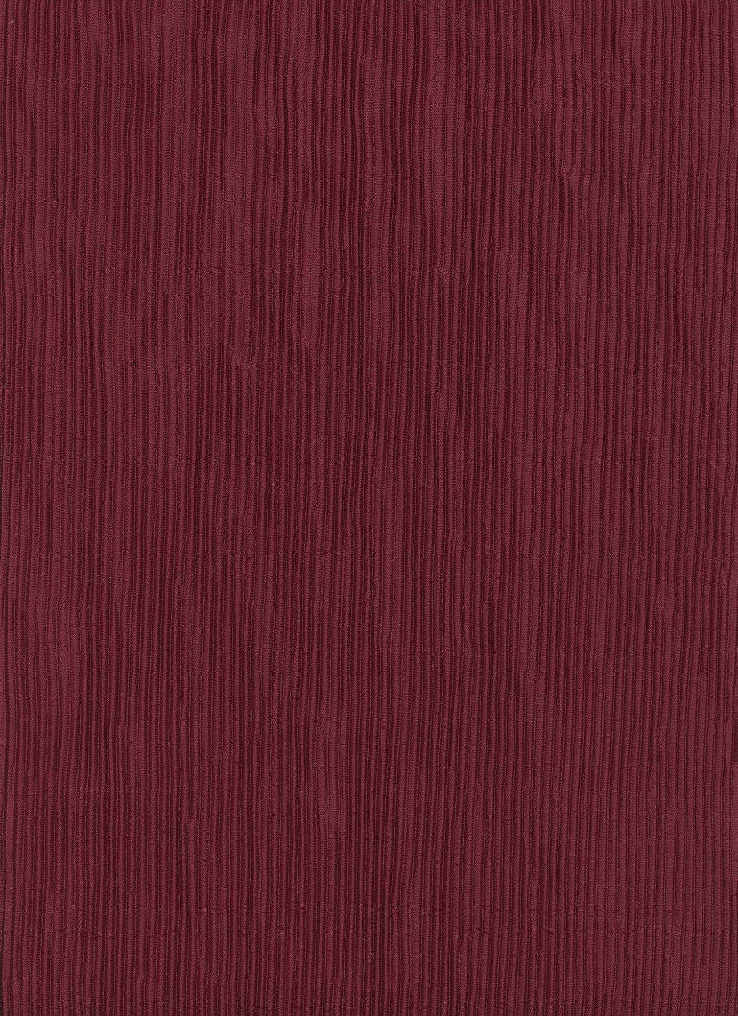 18370 CABERNET CRINKLE CRUSH PLEATED KNITS RED SOLIDS STRIPES