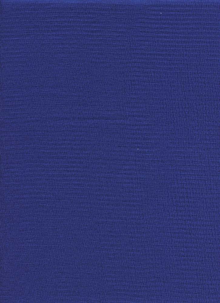12121 SURF THE WEB BLUE "CRINKLE CRUSH PLEATED" KNITS RAYON SPANDEX RIBS SOLIDS