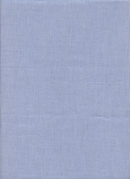 19408 BLUE/WHITE BLUE POPLIN PRINTS STRIPES WOVEN