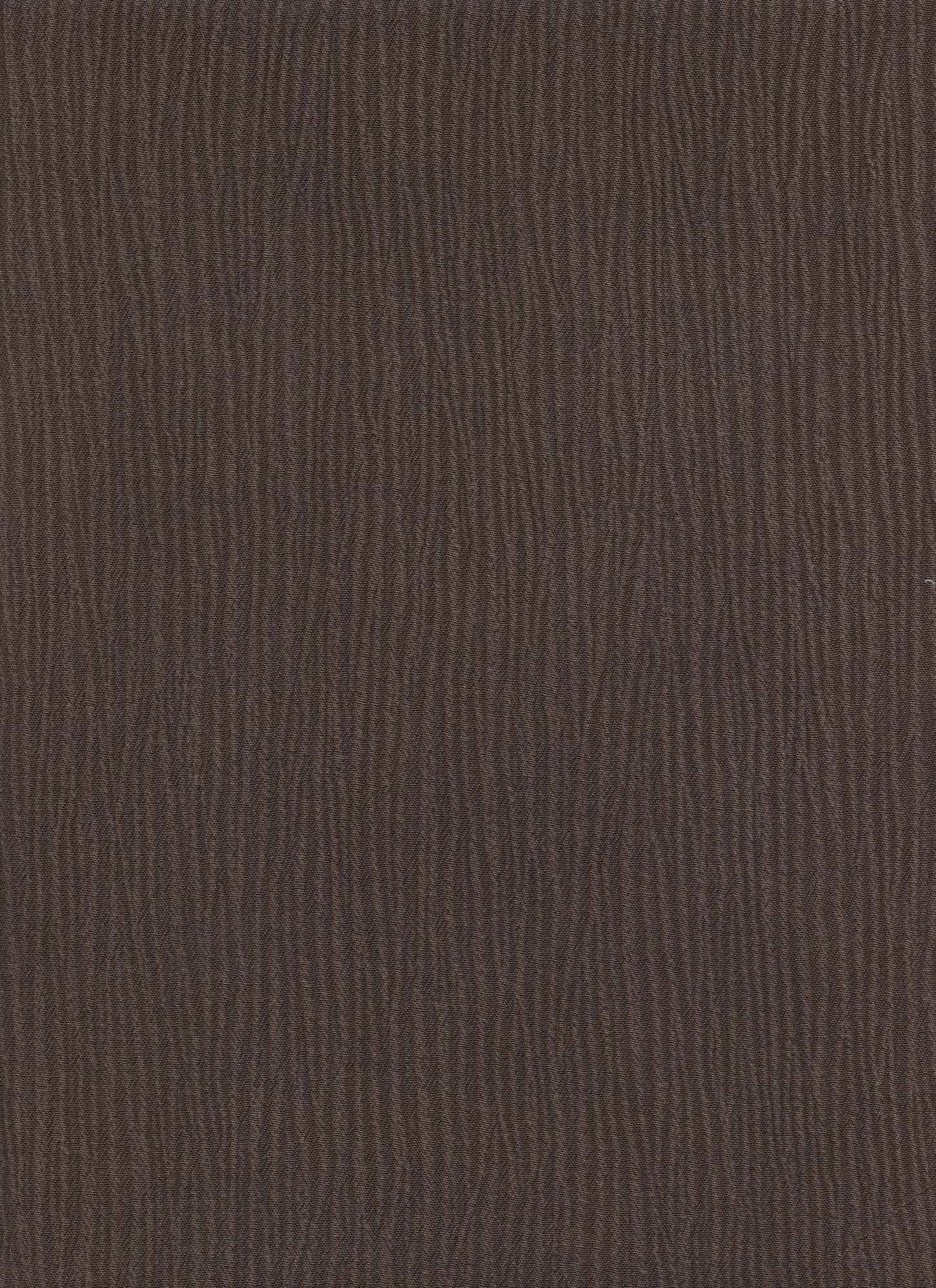 18354 CHOCOLATE BROWN CREPE CRINKLE SOLIDS TEXTURED WOVEN