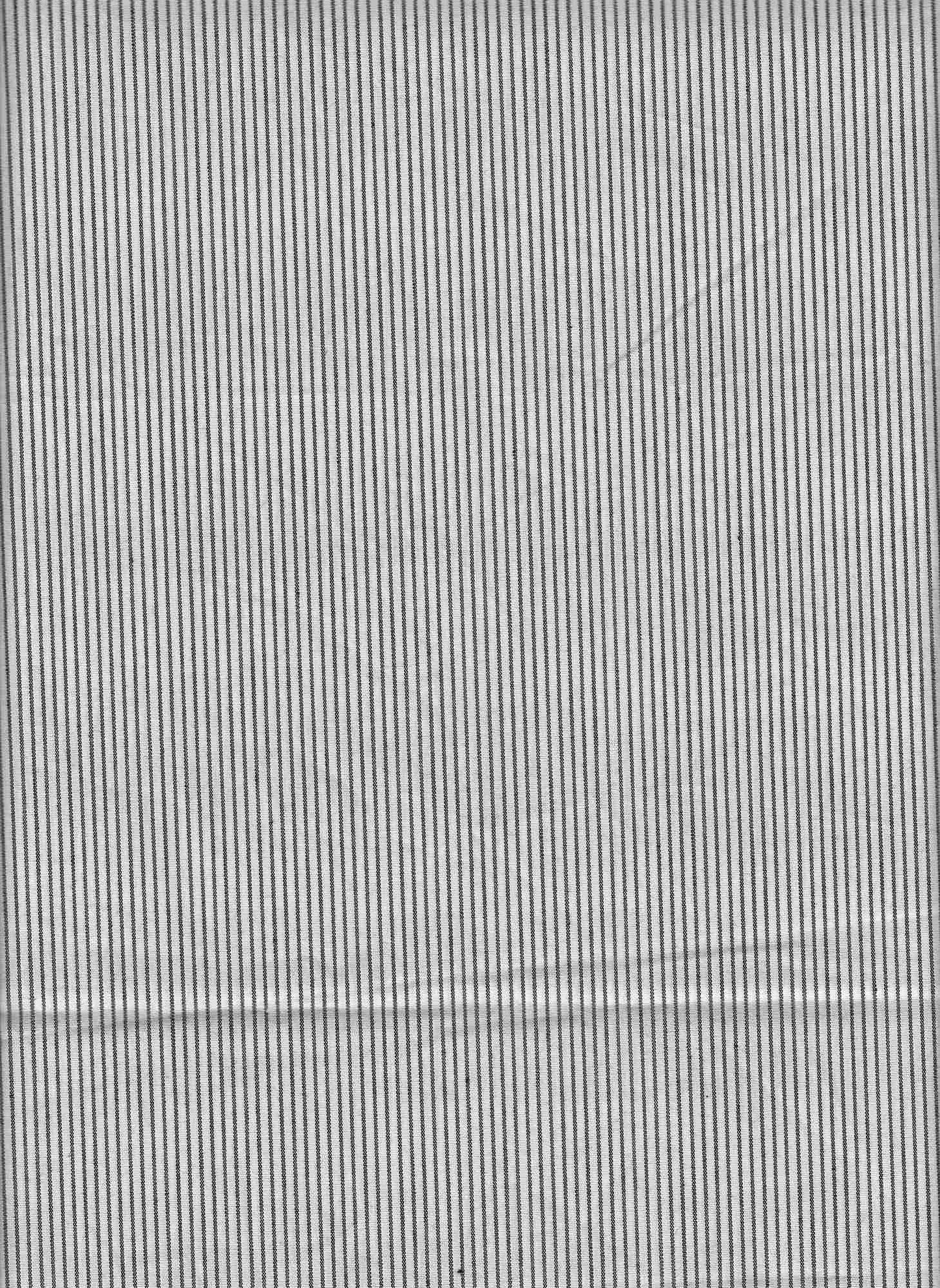 19420 WHITE/BLACK BLACK POPLIN PRINTS STRIPES WOVEN