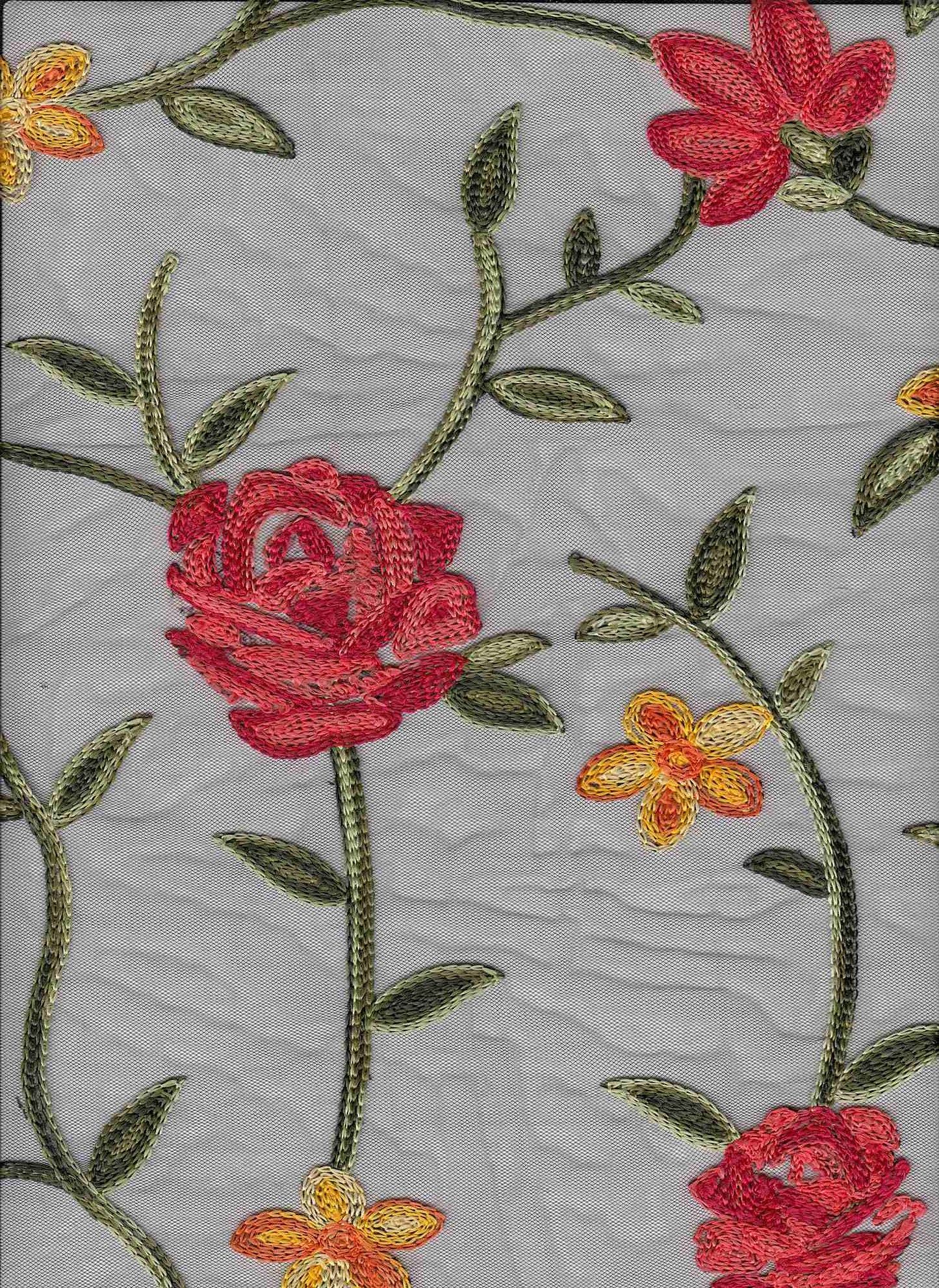 19431 BLACK MULTI BLACK EMBROIDERY