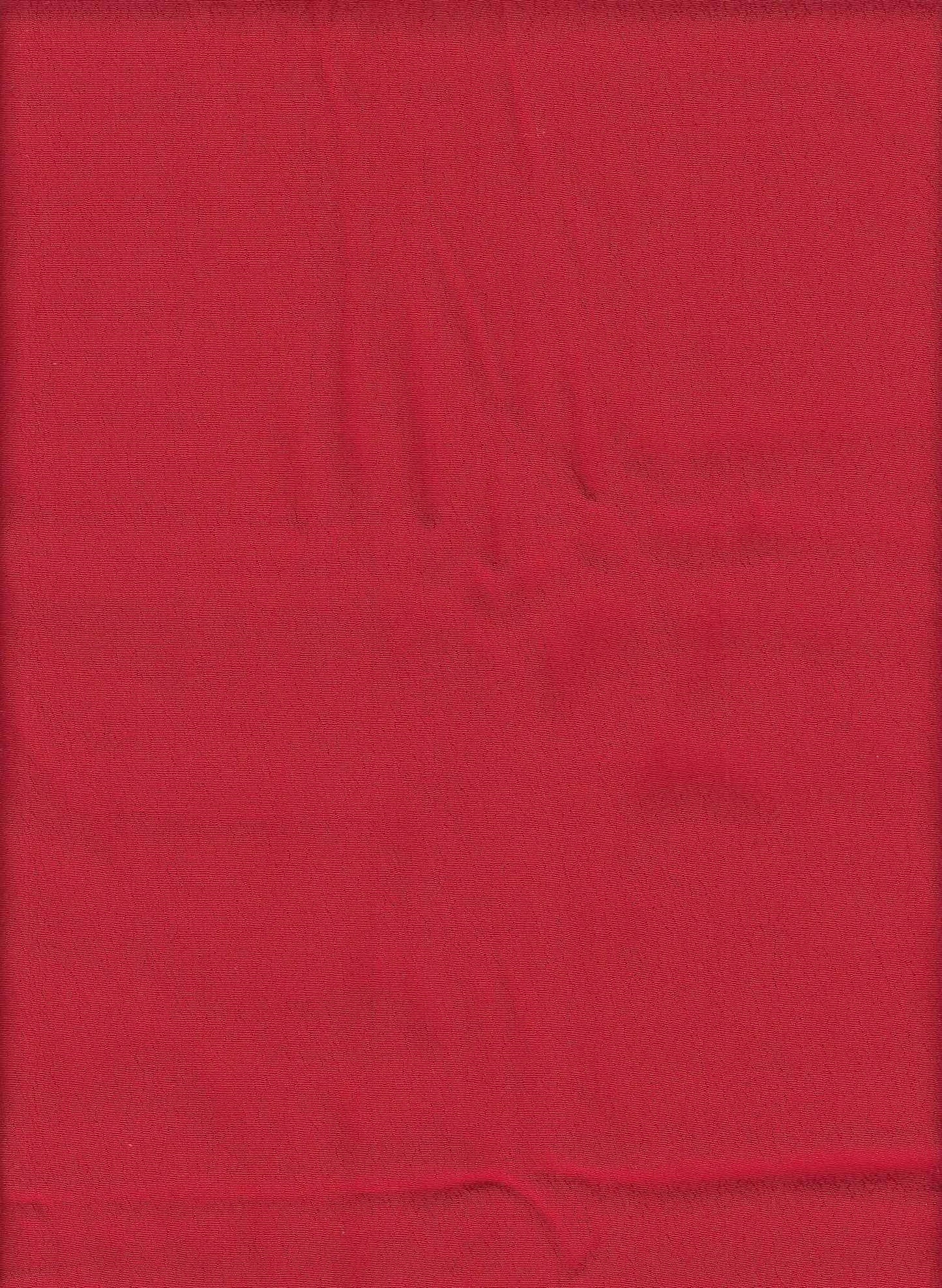 19435 RED CREPE RED SOLIDS TEXTURED WOVEN
