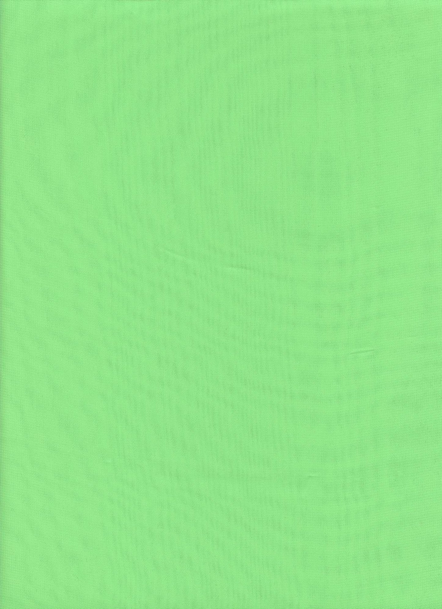 19602 NEON GREEN CHIFFONS GREEN SOLIDS WOVEN