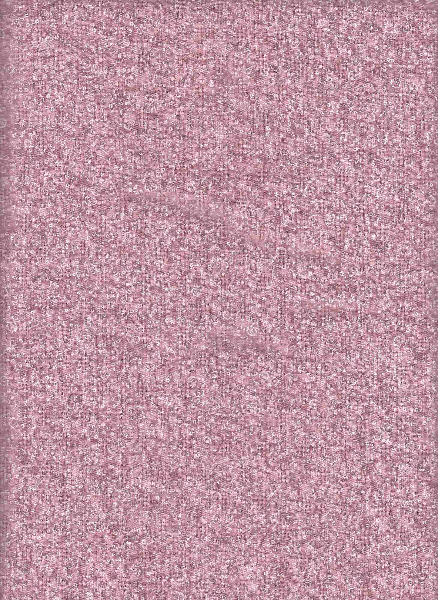 19446 MAUVE PINK PRINTS TEXTURED WOVEN