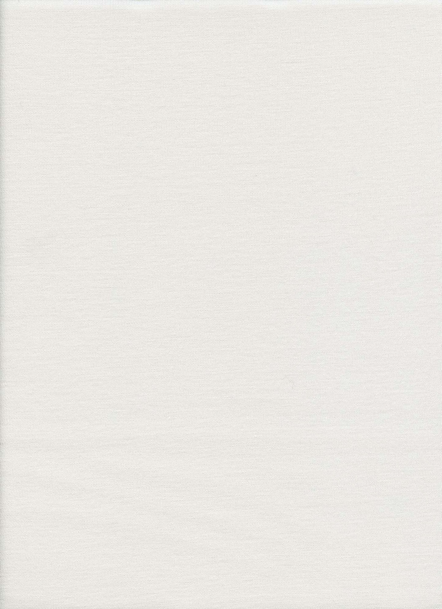 18378 OFF-WHITE KNITS PONTI/OTTOMAN RAYON SPANDEX SOLIDS WHITE