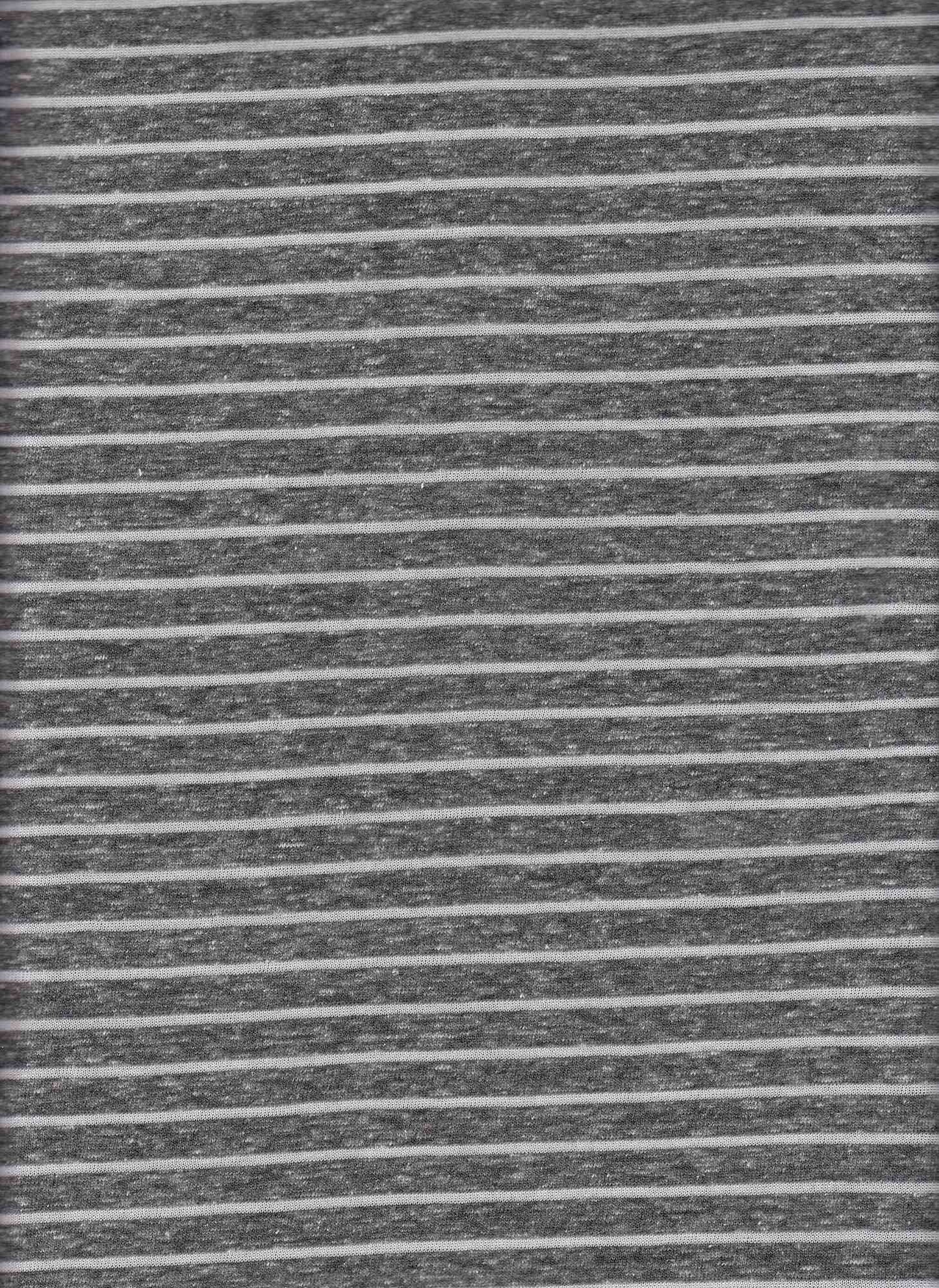 TRIBLEND STRIPE GREY GREY KNITS SLUB/NEPS STRIPES