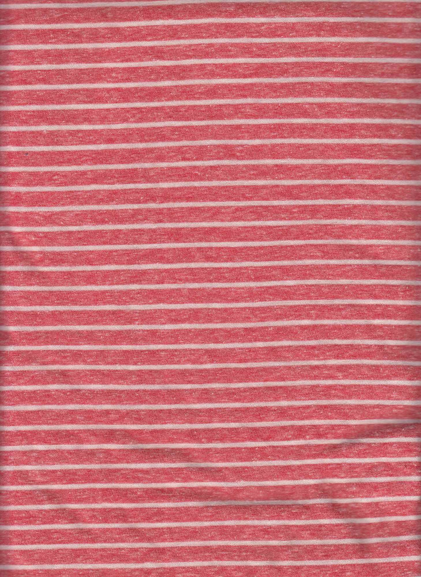 TRIBLEND STRIPE RED KNITS RED SLUB/NEPS STRIPES