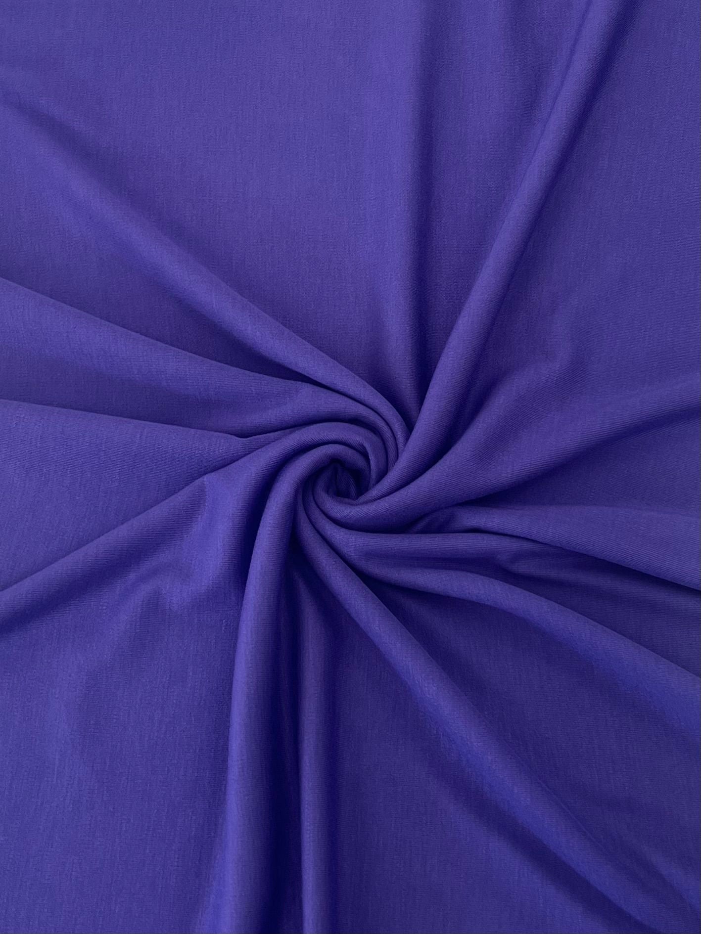 18378 VIOLET KNITS PONTI/OTTOMAN PURPLE RAYON SPANDEX SOLIDS