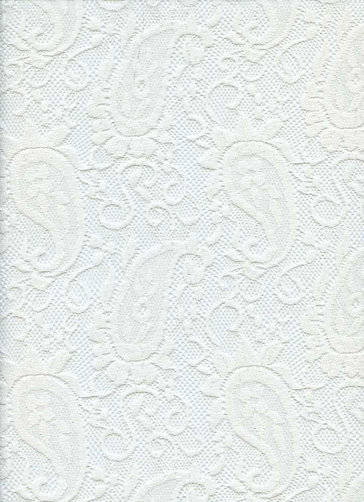 19605 WHITE NON STRETCH LACE WHITE