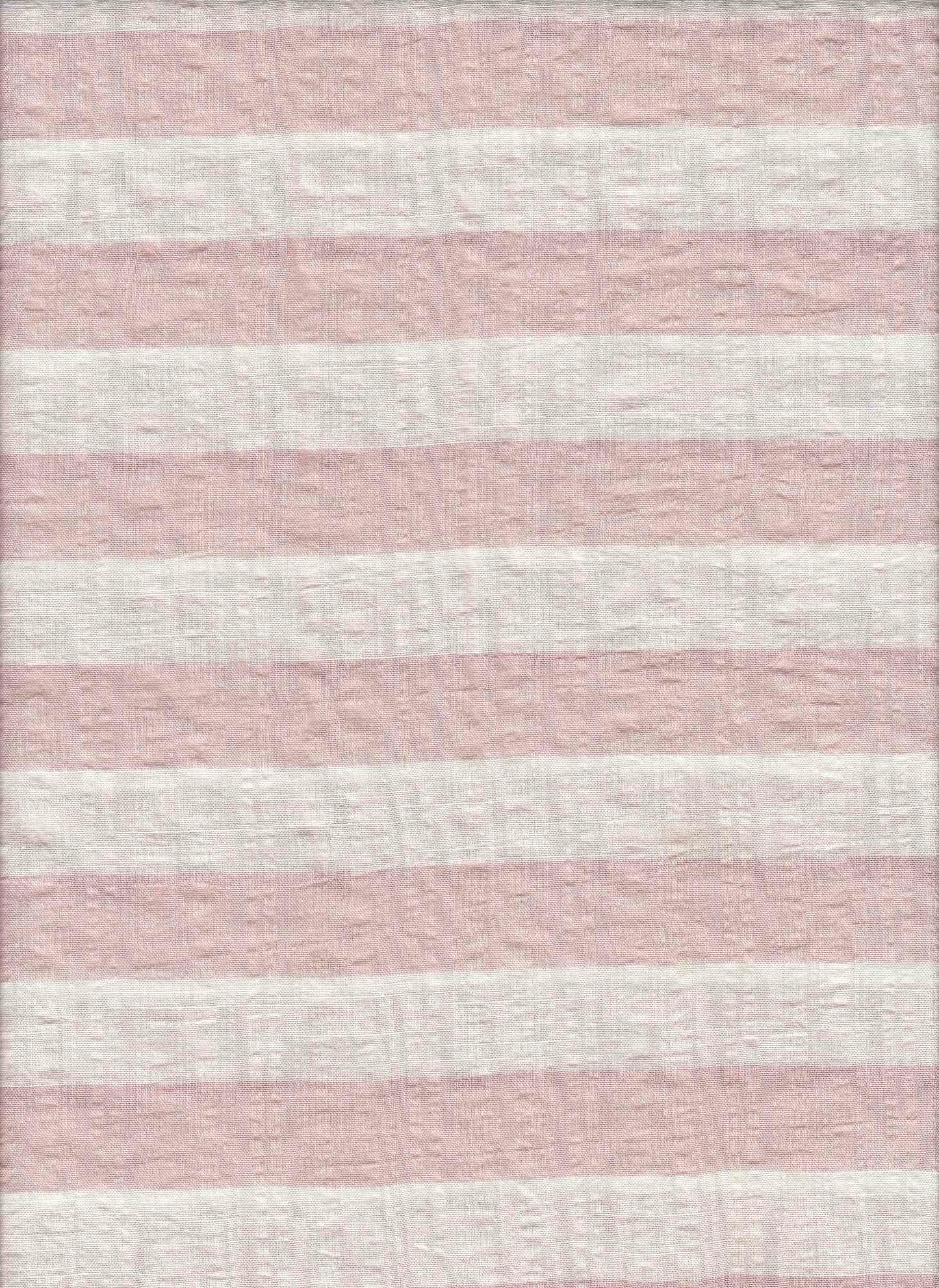 19448 PINK/NATURAL PINK PRINTS STRIPES WOVEN