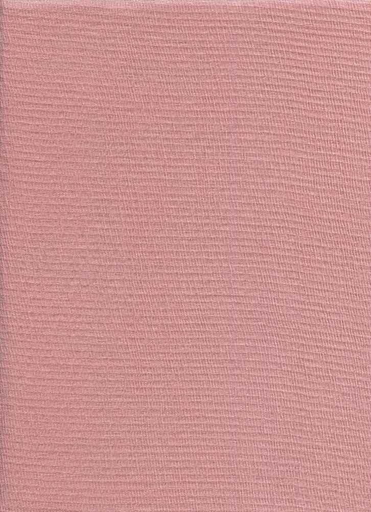 12121 TENDER PINK "CRINKLE CRUSH PLEATED" KNITS PINK RAYON SPANDEX RIBS SOLIDS