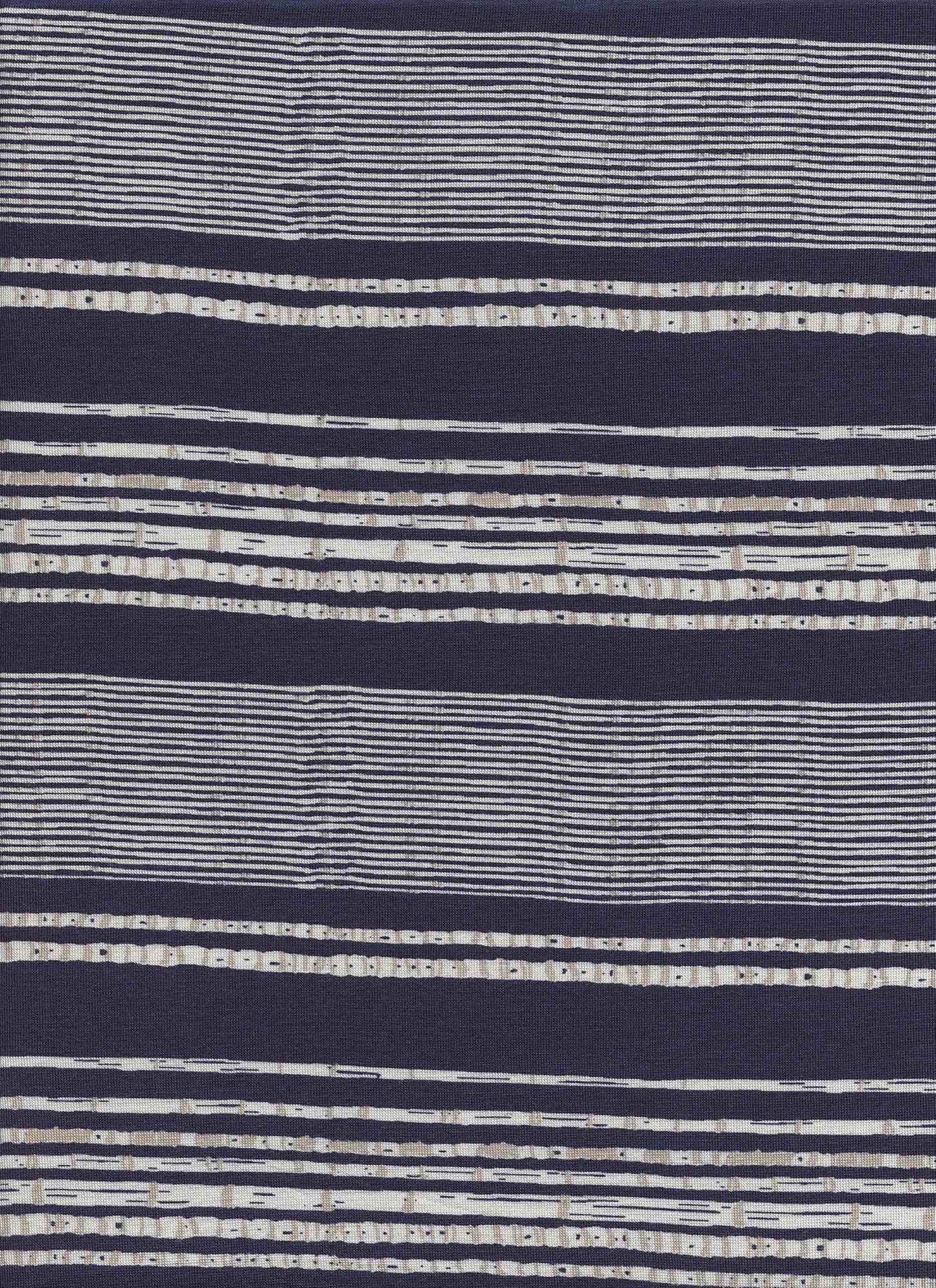 180524 SEMINOLE NAVY BLUE KNITS PRINTS RAYON SPANDEX WOVEN