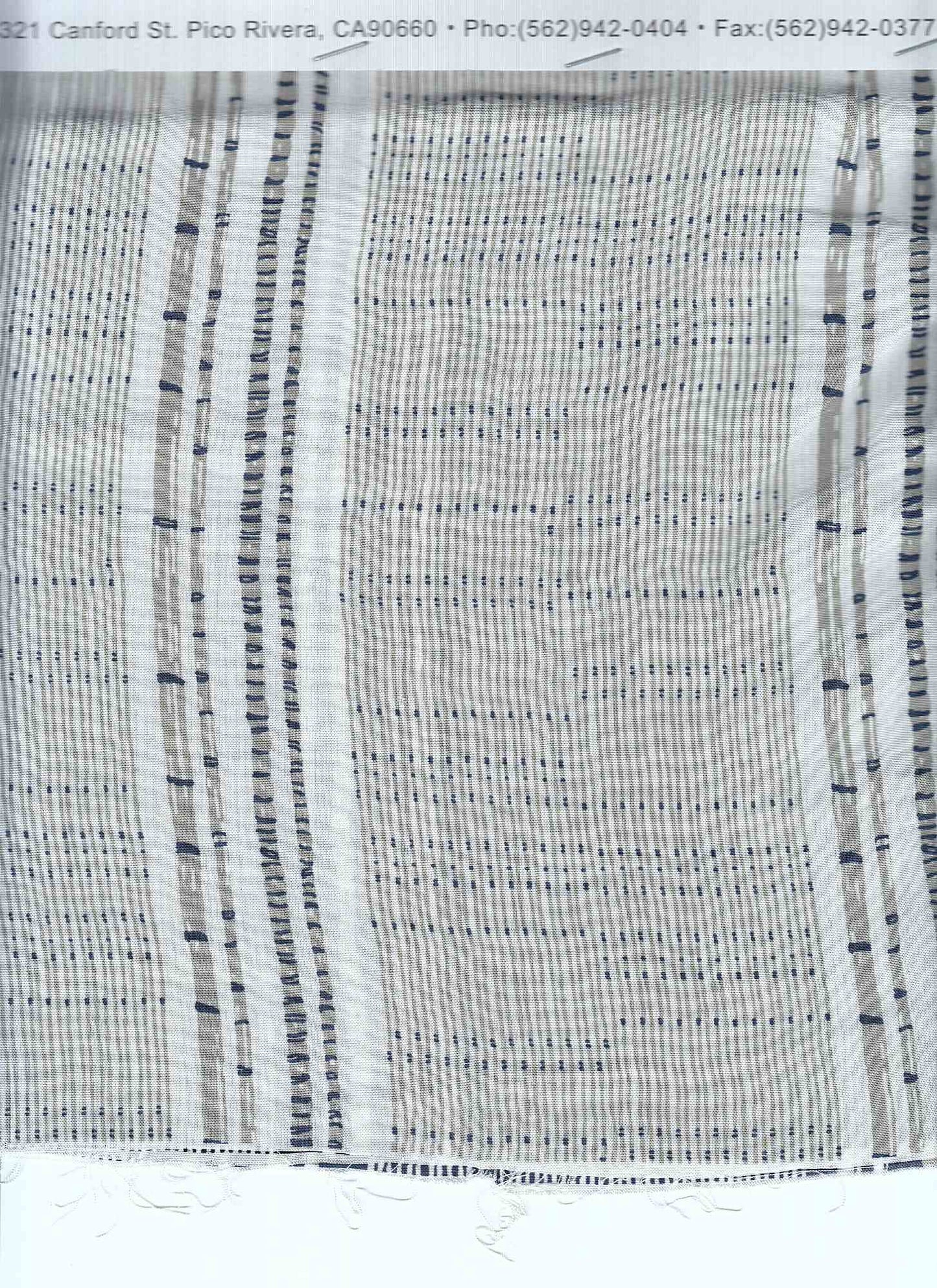 180525 BANDEAU OFFWHITE CREPE CRINKLE GREY OFFWHITE/IVORY PRINTS STRIPES WOVEN