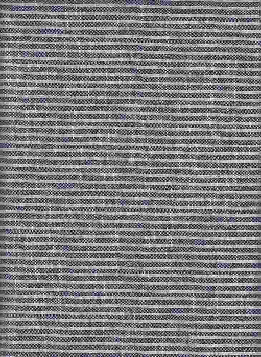19532 NAVY BLUE PRINTS RECYCLED STRIPES WOVEN