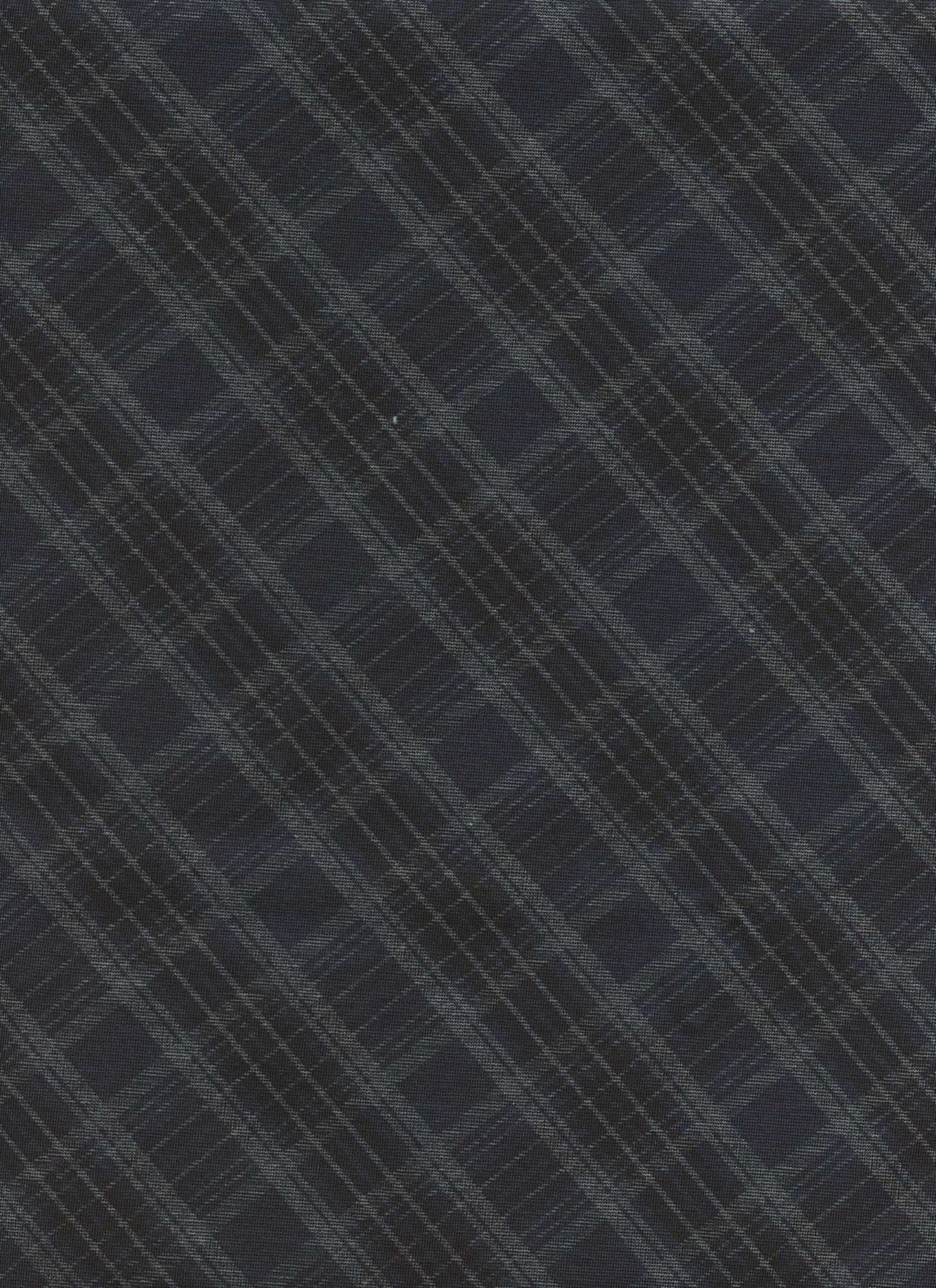 180707BIAS MADR NAVY BLUE KNITS PLAID PONTI/OTTOMAN PRINTS RED