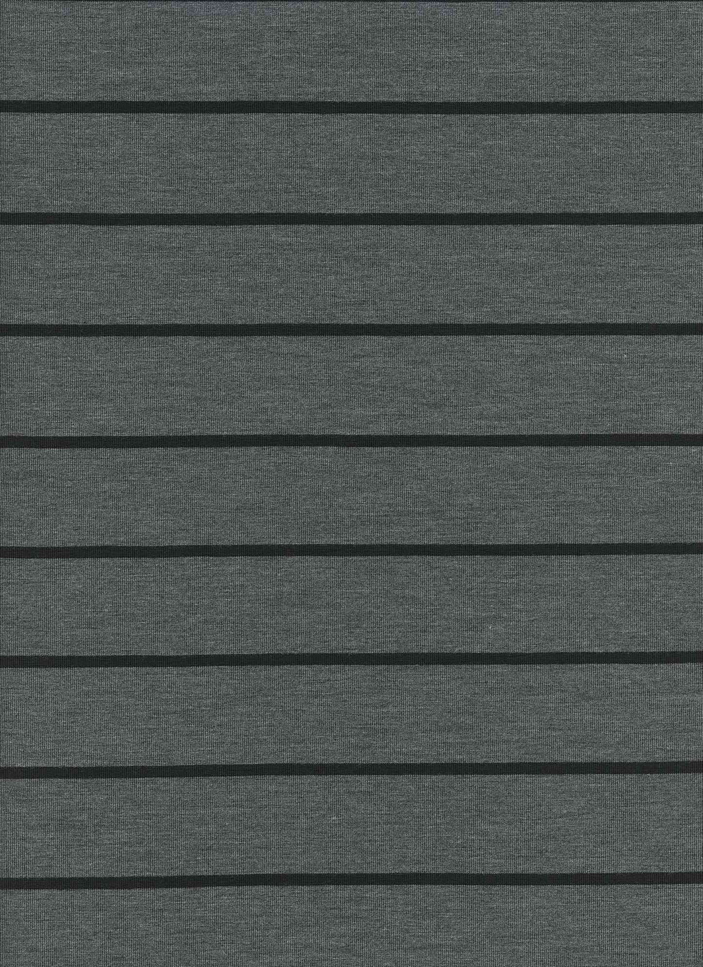 18319 STRIPE CHARCOAL/BLACK ATHLETIC GREY JERSEY KNITS RAYON SPANDEX SOLIDS TOP SELLERS