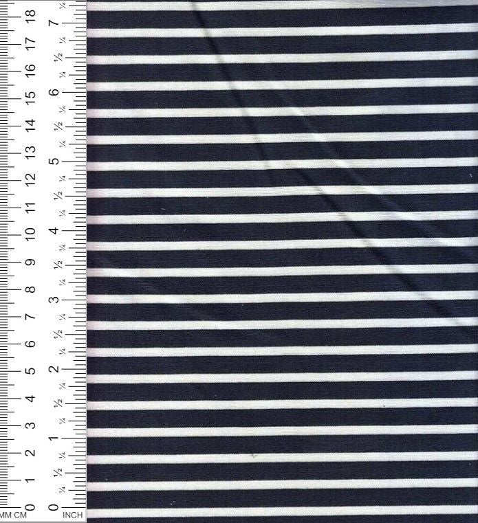 13999 STRIPE NAVY/WHITE BLUE KNITS PONTI/OTTOMAN STRIPES
