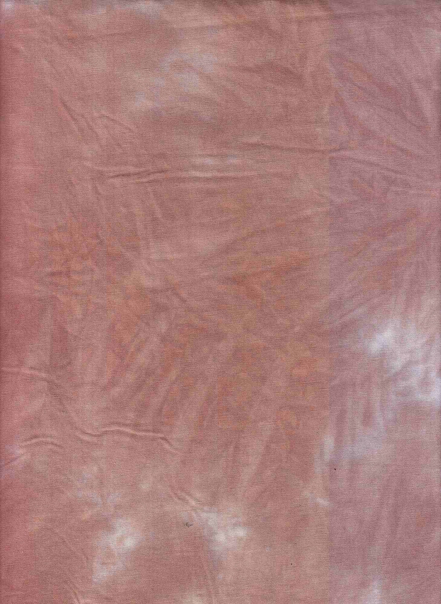 19537 SOFT SALMON BROWN KNITS PRINTS RAYON SPANDEX TIE DYE