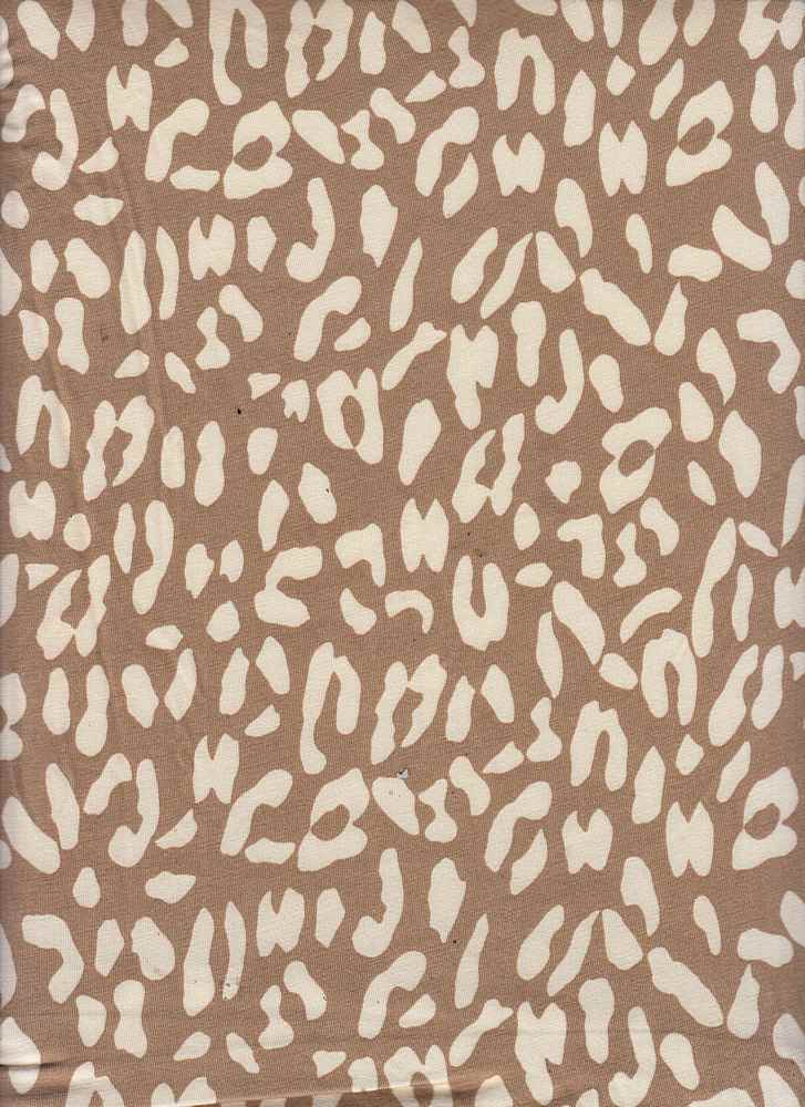 18319 ANIMAL ANIMAL PRINT ATHLETIC JERSEY RAYON SPANDEX SOLIDS TOP SELLERS