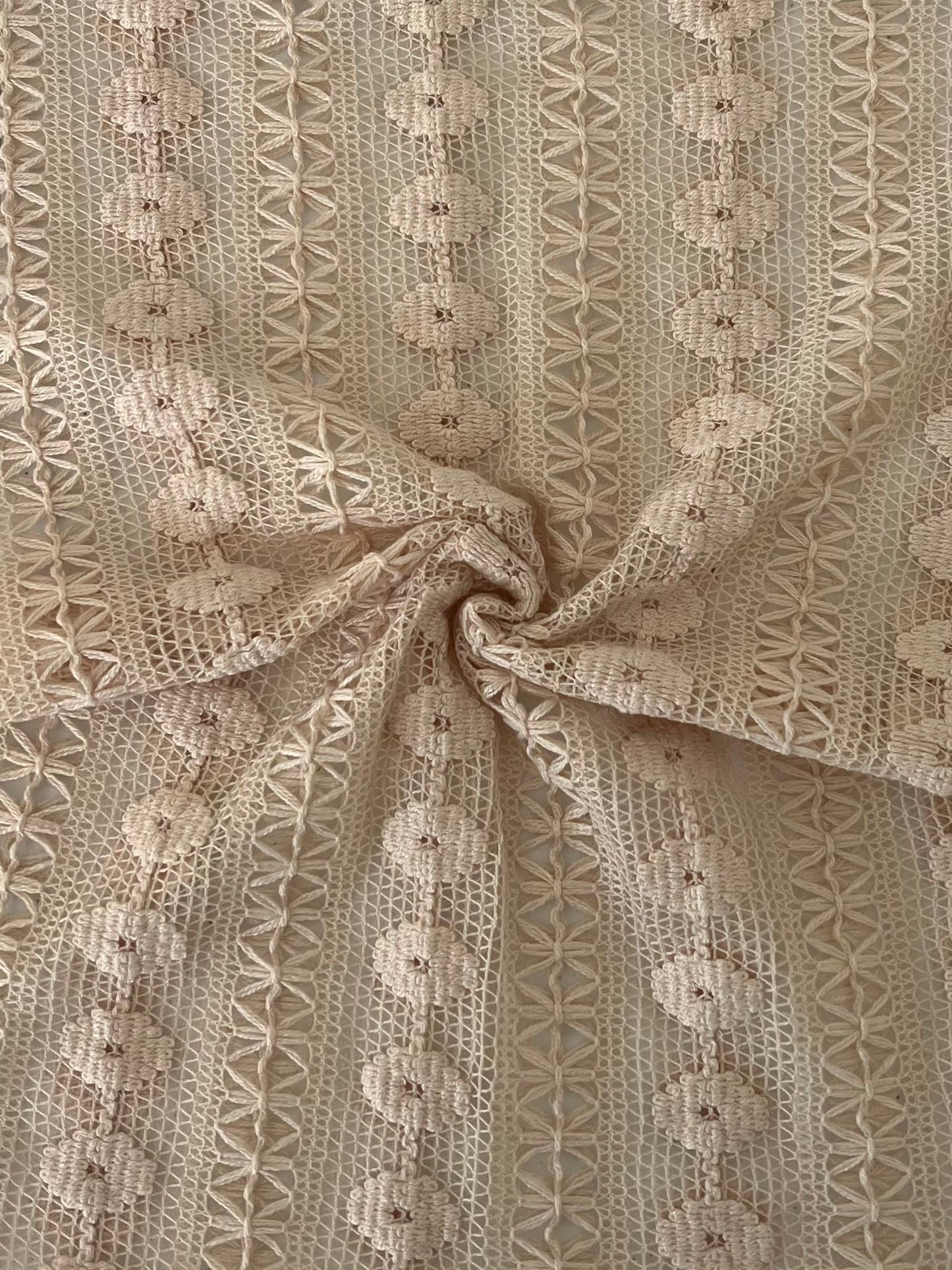 19696 SAND NON STRETCH LACE