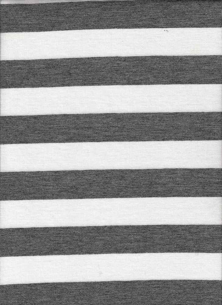 13060 IVORY/CHARCOAL GREY JERSEY KNITS OFFWHITE/IVORY STRIPES