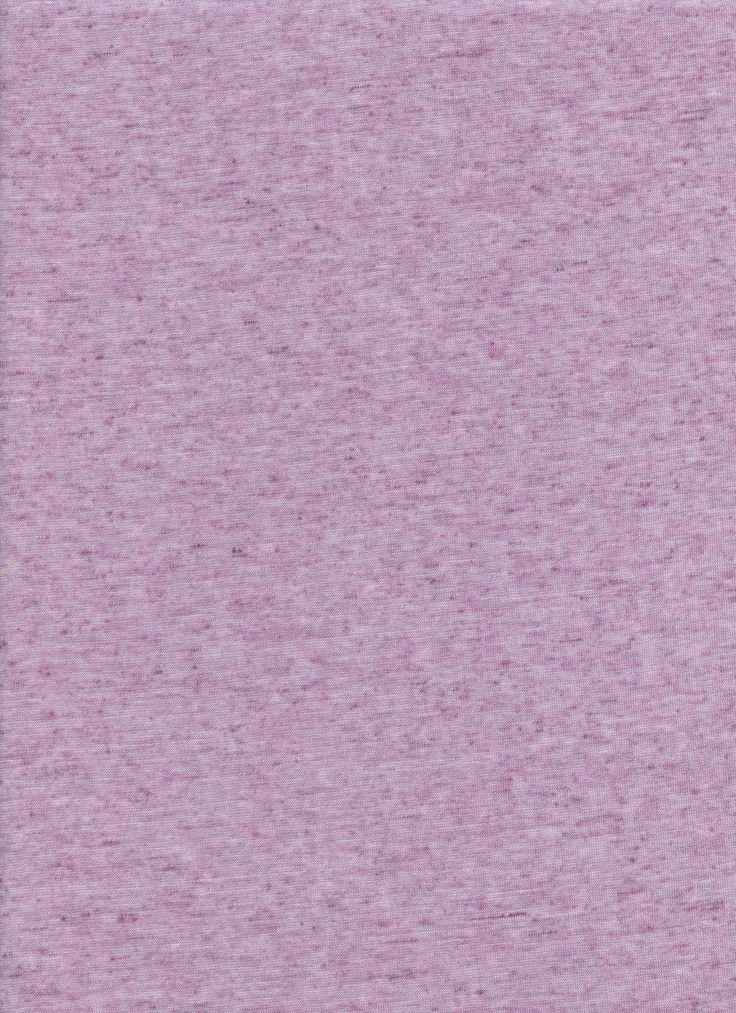 PJSY MELANGE LT LAVENDER JERSEY KNITS LINEN PURPLE SLUB/NEPS