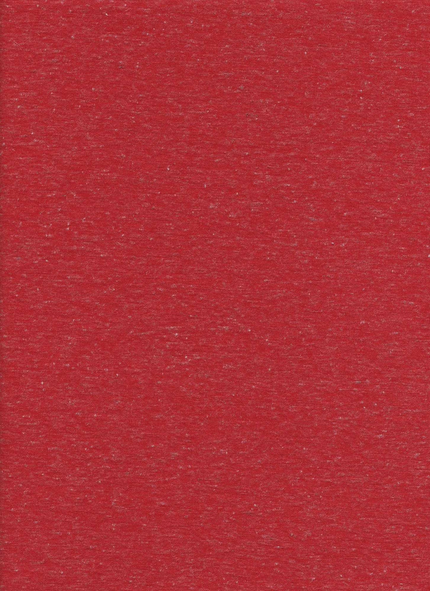 PJSY MELANGE RED P JERSEY KNITS LINEN RED SLUB/NEPS
