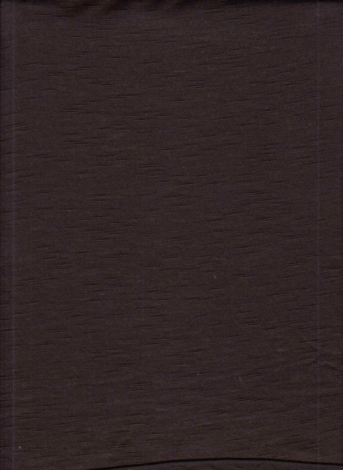 RAYON SLUB DARK ESPRESSO BROWN JERSEY KNITS SLUB/NEPS SOLIDS